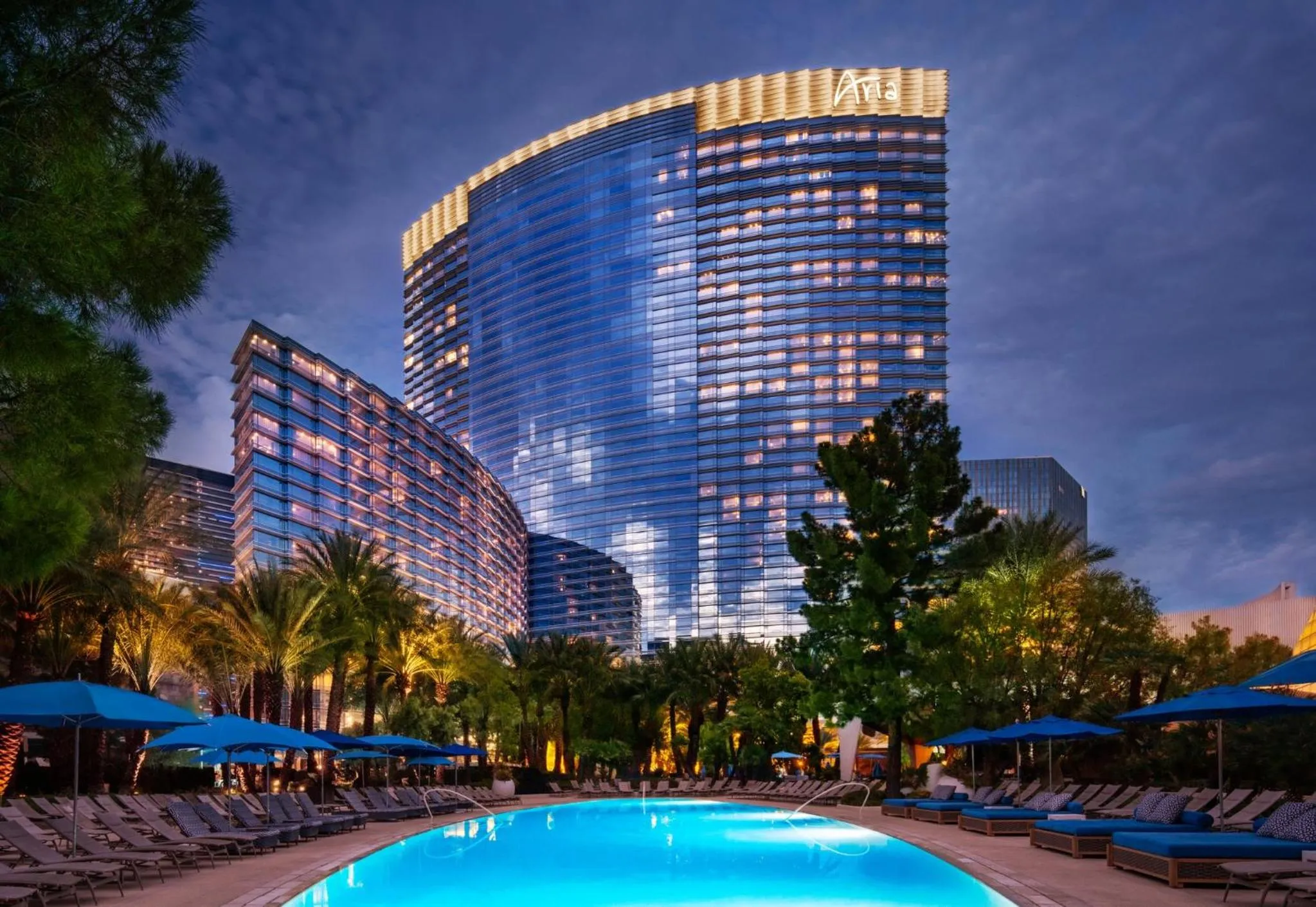 Swimming pool in ARIA Resort & Casino