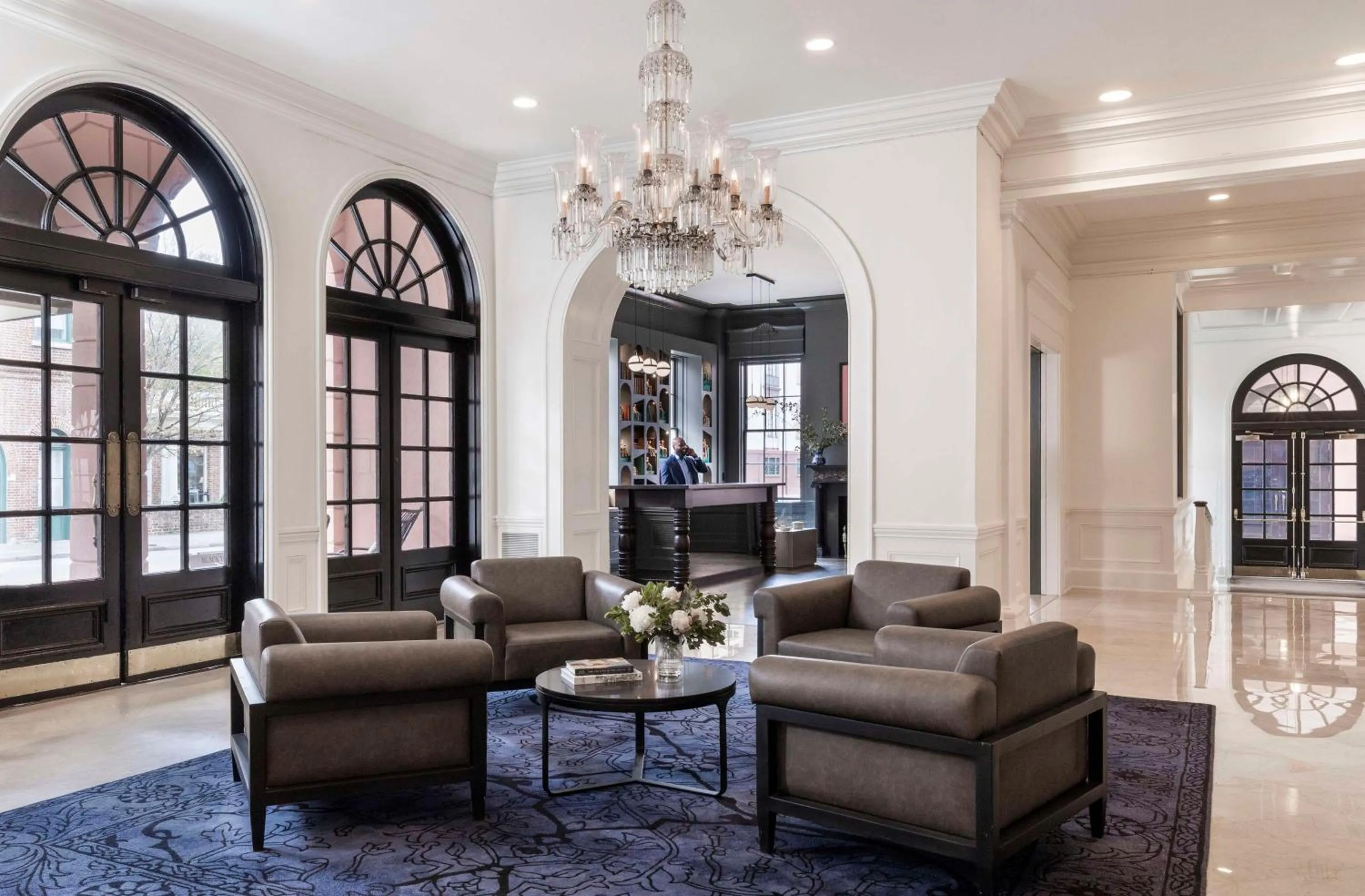 Lobby or reception in Mills House Charleston, Curio Collection by Hilton