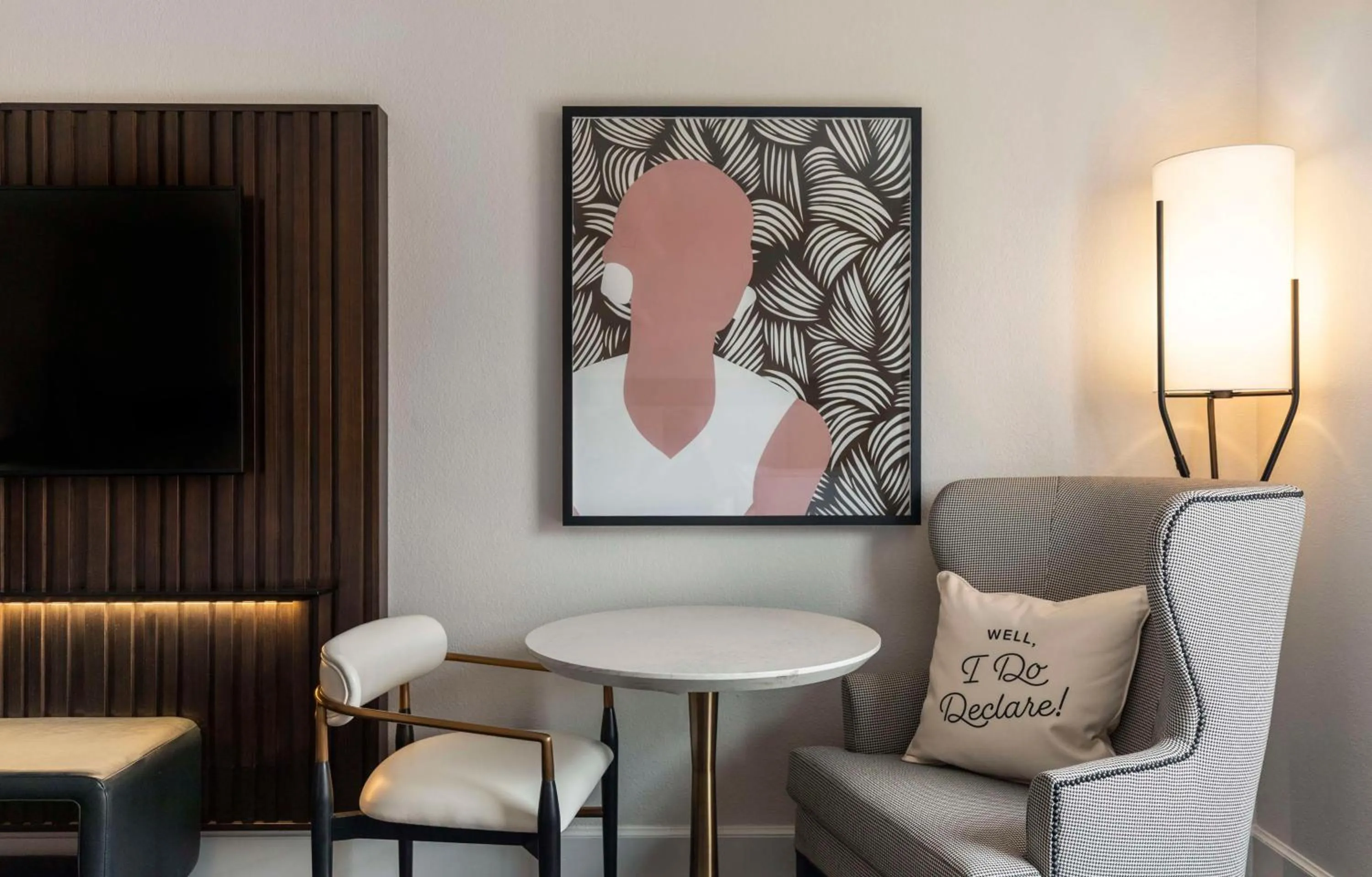 Living room in Mills House Charleston, Curio Collection by Hilton