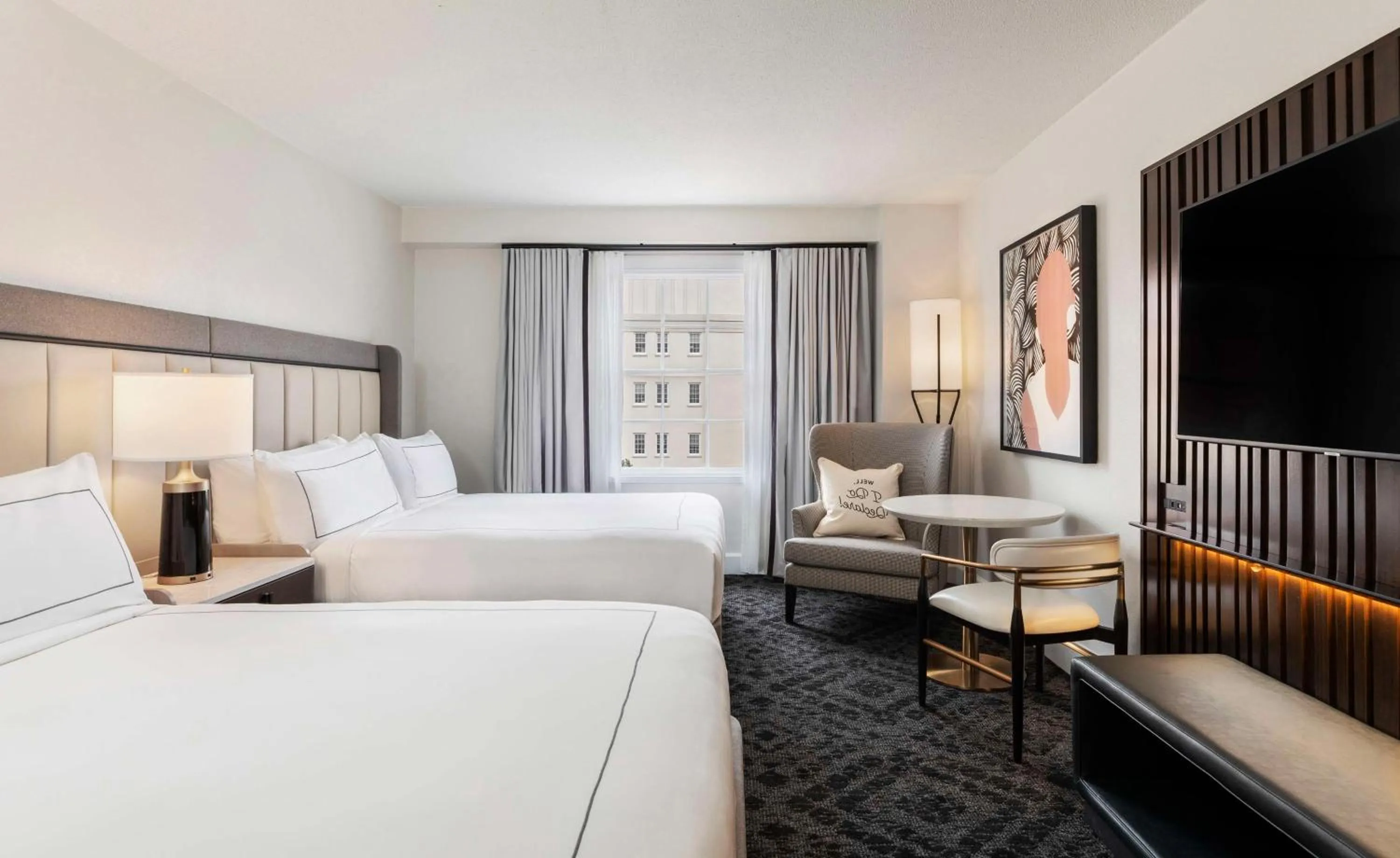 Bed in Mills House Charleston, Curio Collection by Hilton