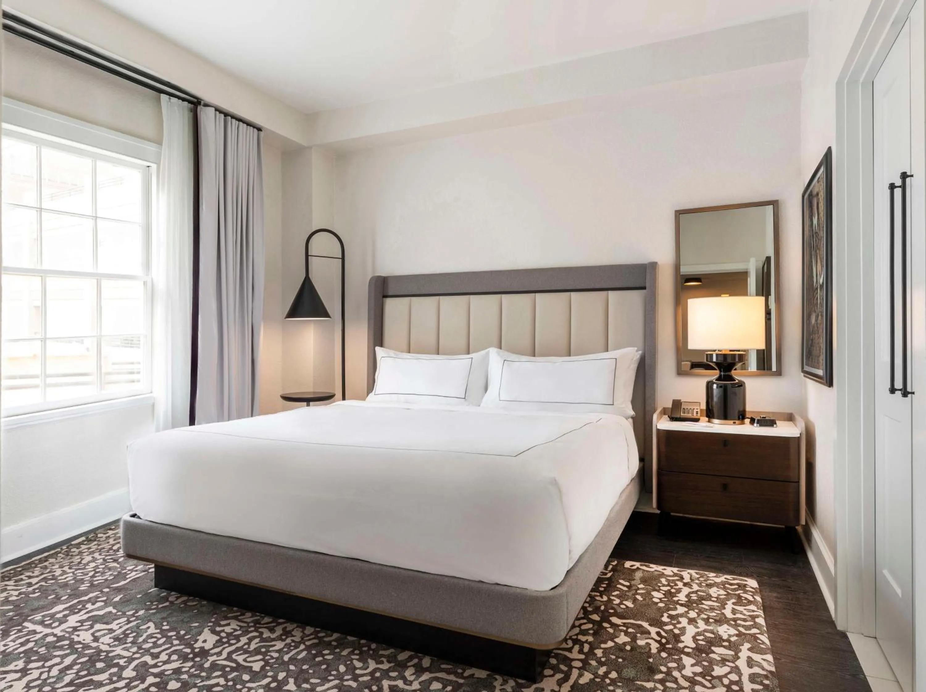 Bed in Mills House Charleston, Curio Collection by Hilton