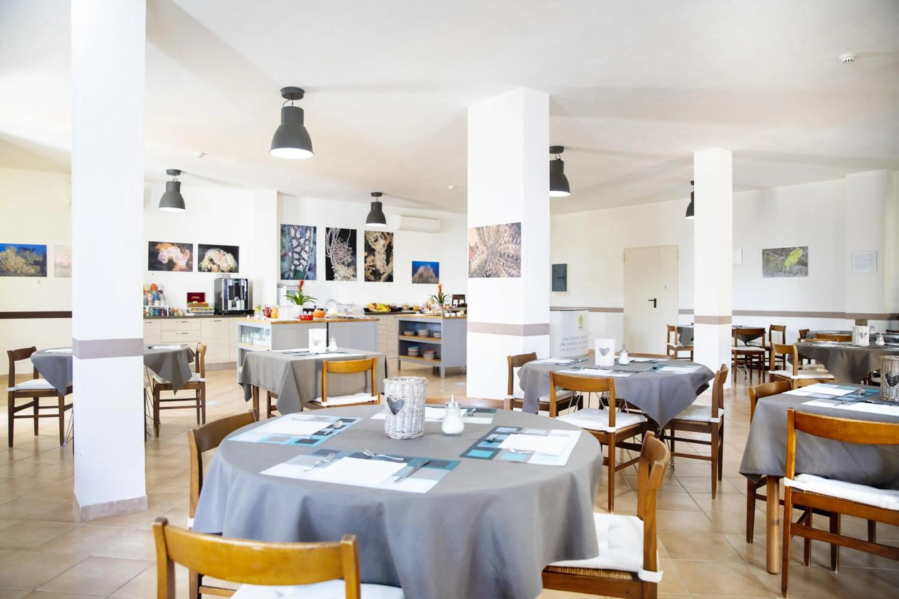 Living room in MuMA Hostel