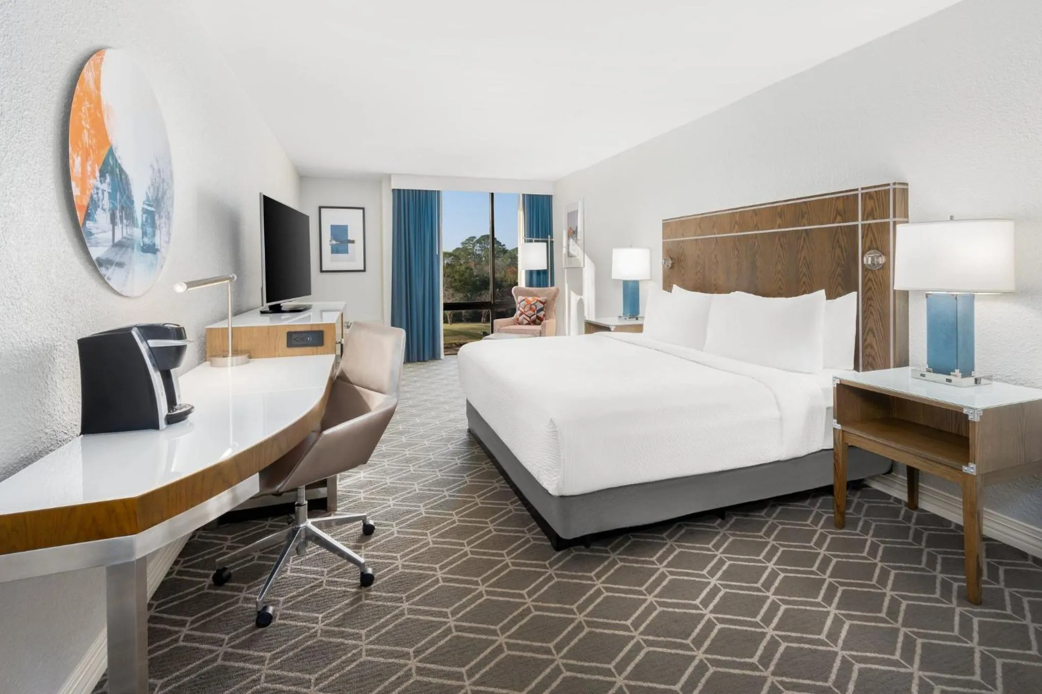 Photo of the whole room, Bed in Crowne Plaza Jacksonville Airport I-95N by IHG