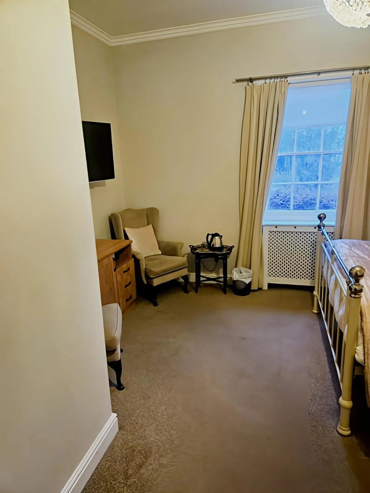 Seating area, Bed in The Coach House