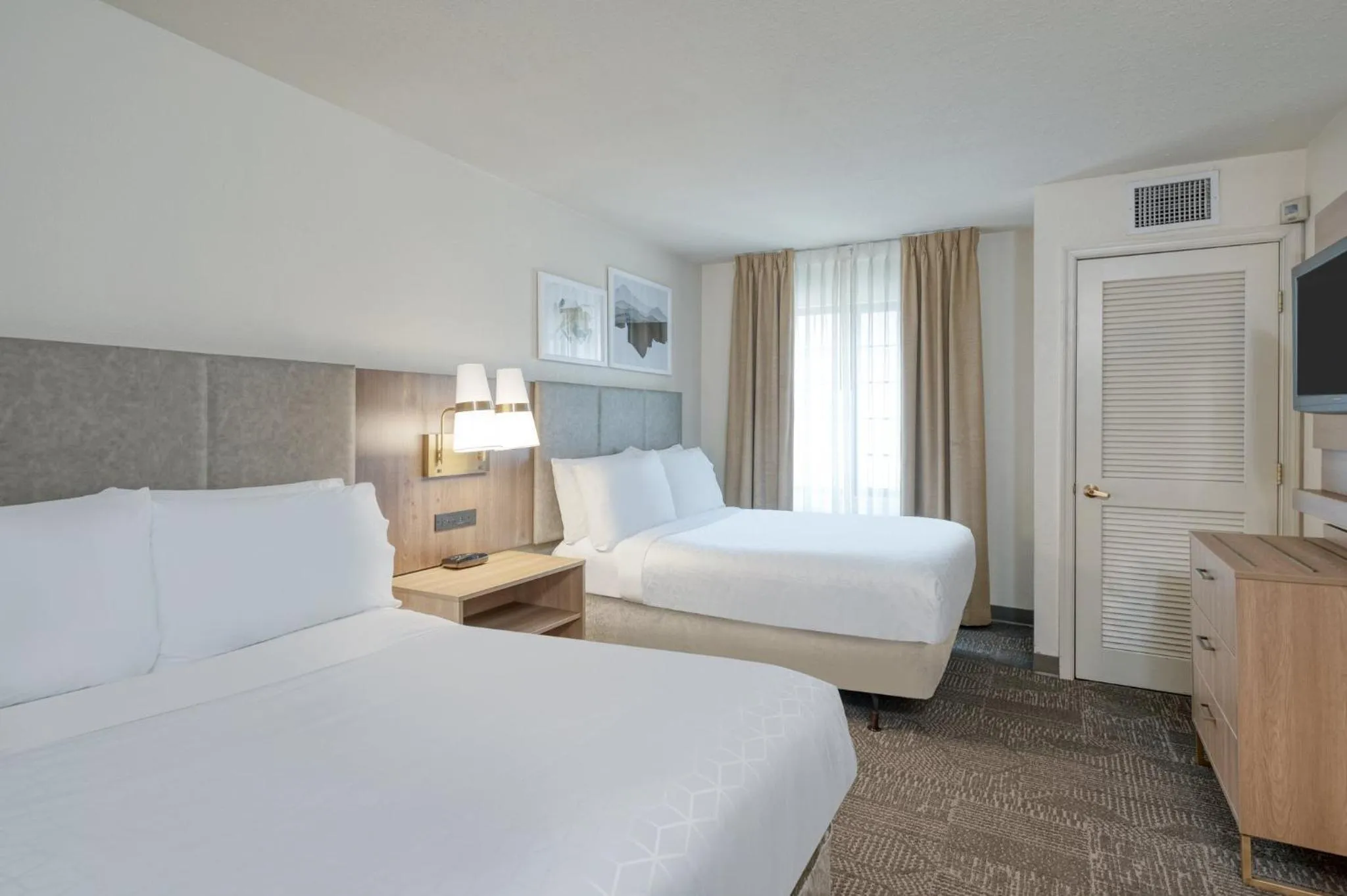 Photo of the whole room, Bed in Staybridge Suites Allentown Airport Lehigh Valley by IHG