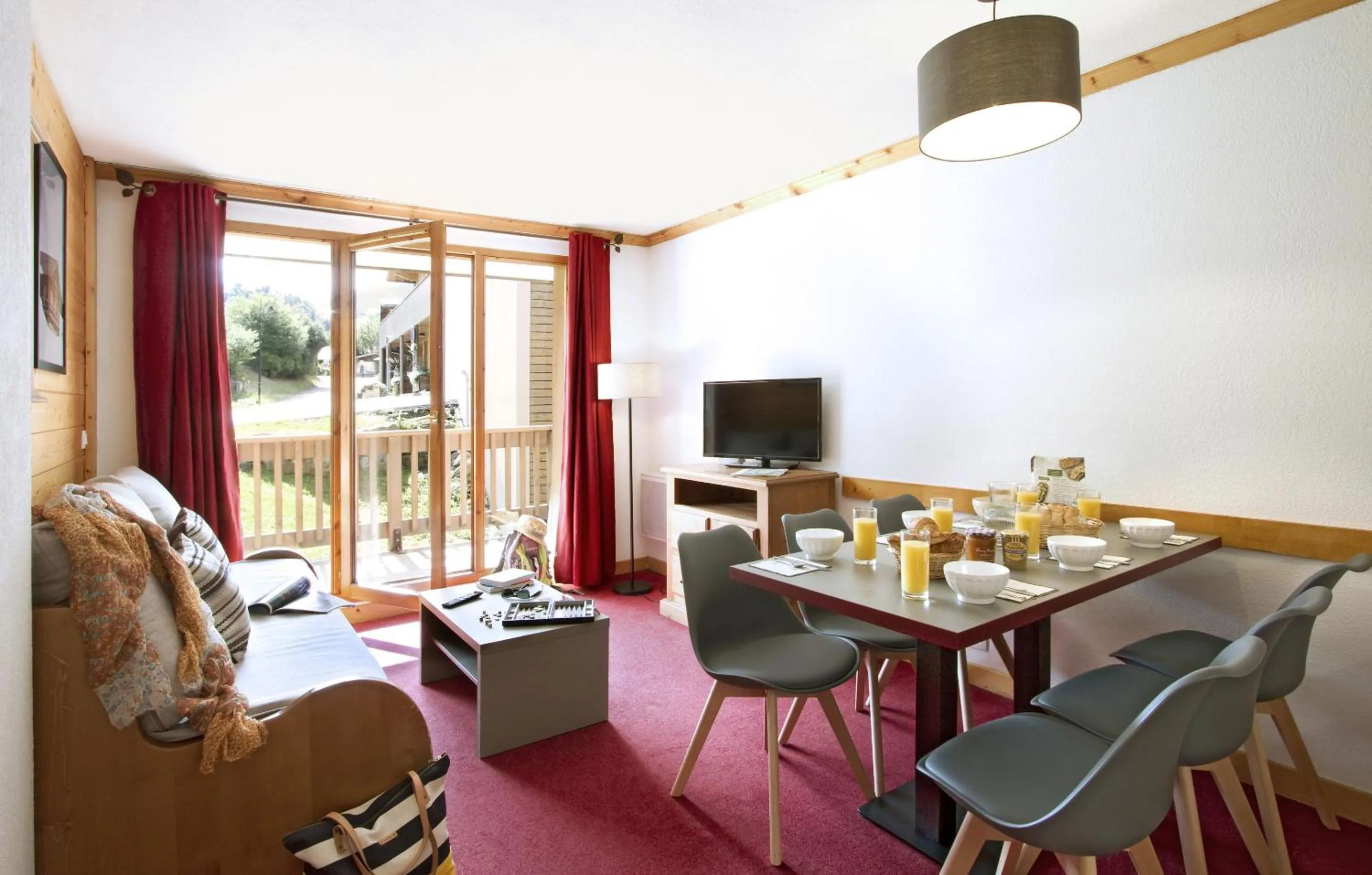 Seating area in Résidence Odalys Le Village