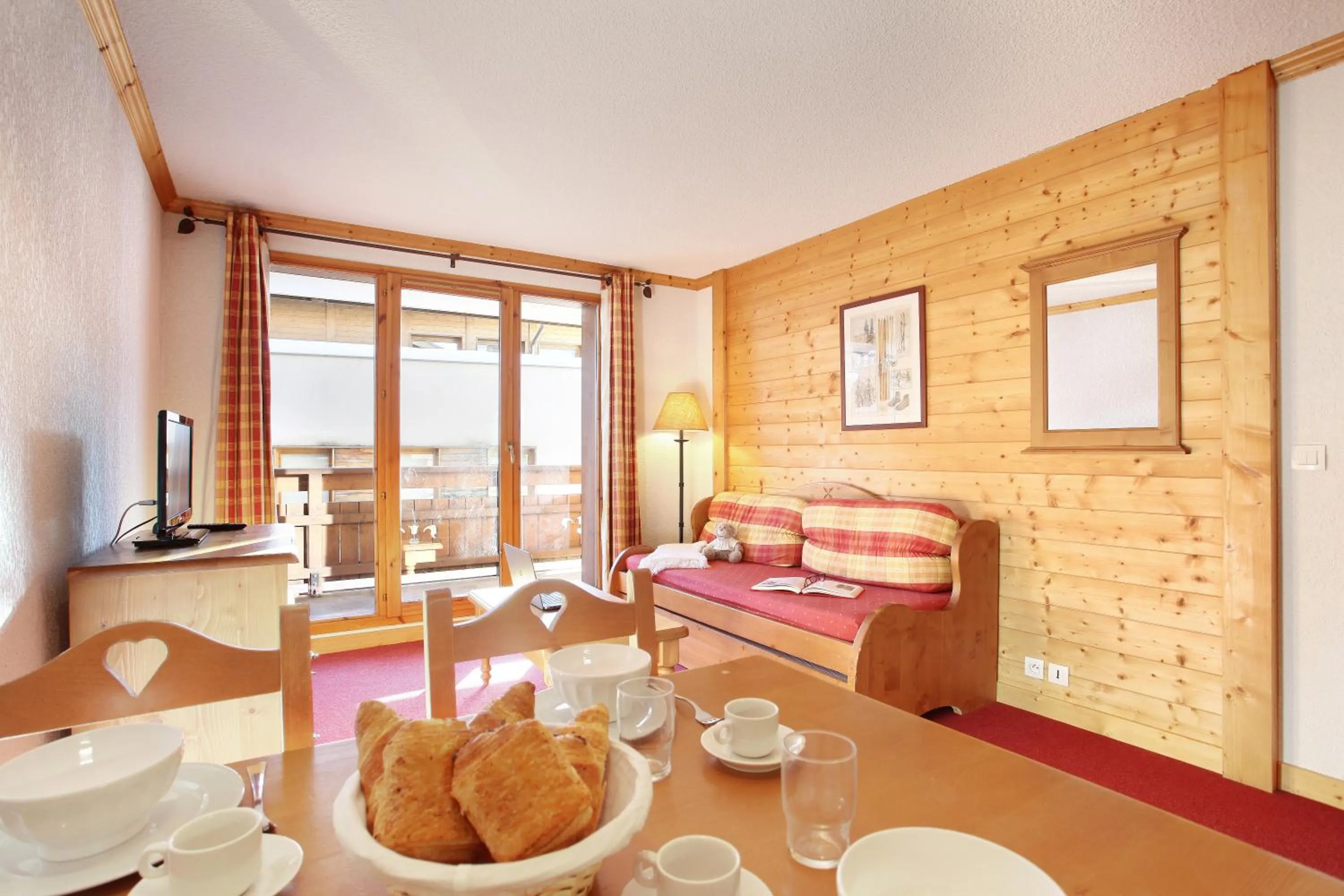 Seating area in Résidence Odalys Le Village