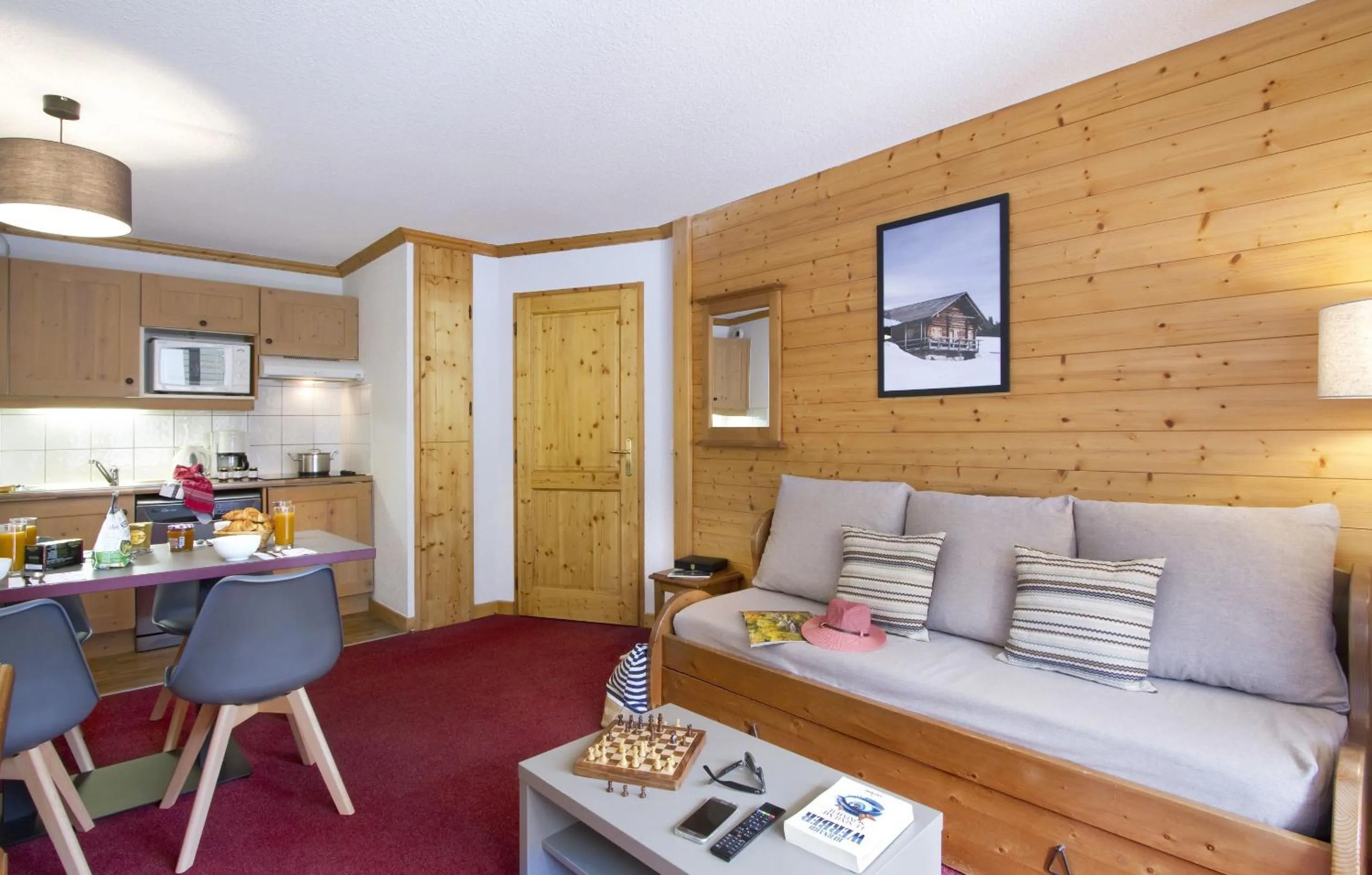 Seating area in Résidence Odalys Le Village