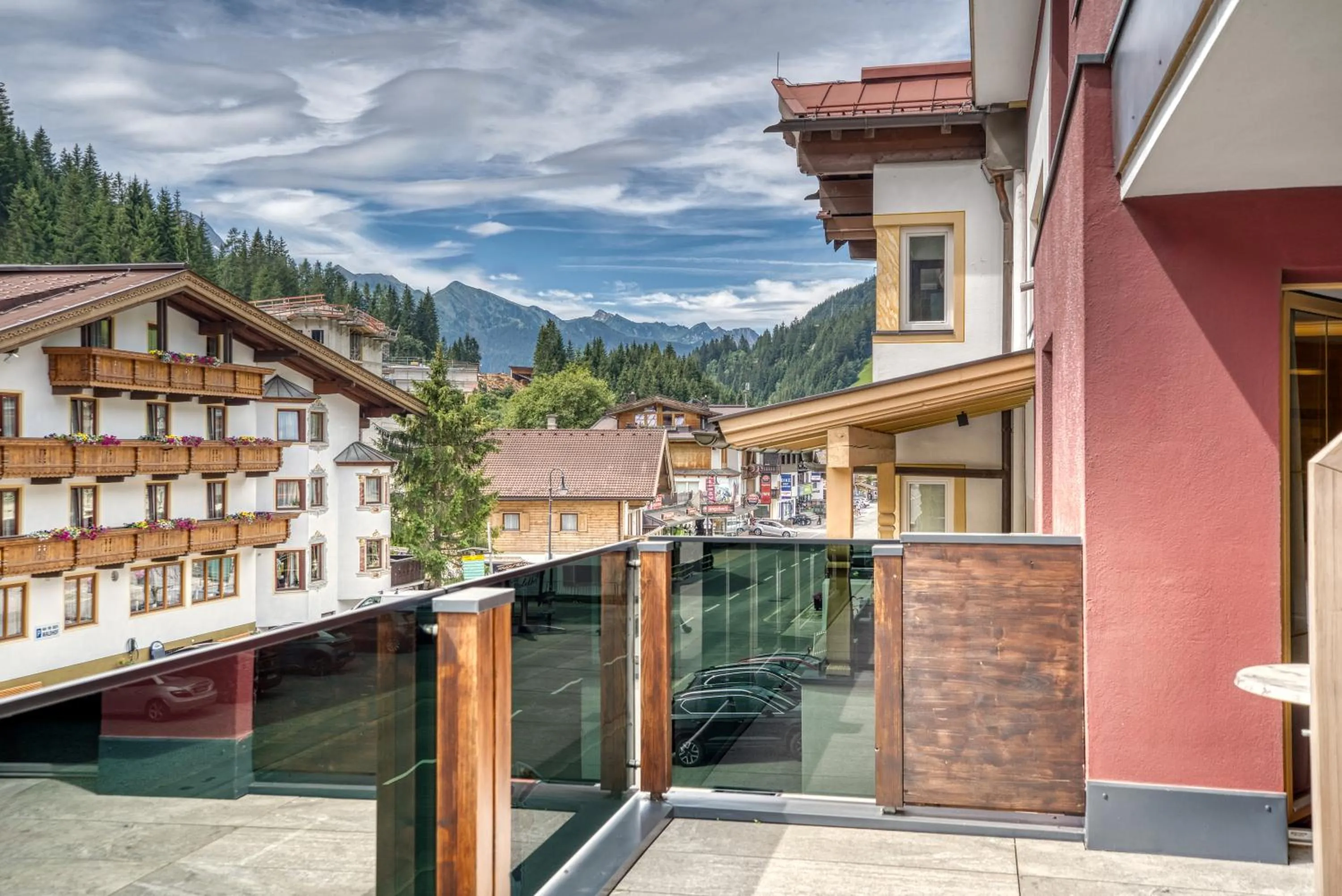 Balcony/Terrace in SonnenHOF hotel gerlos centrum