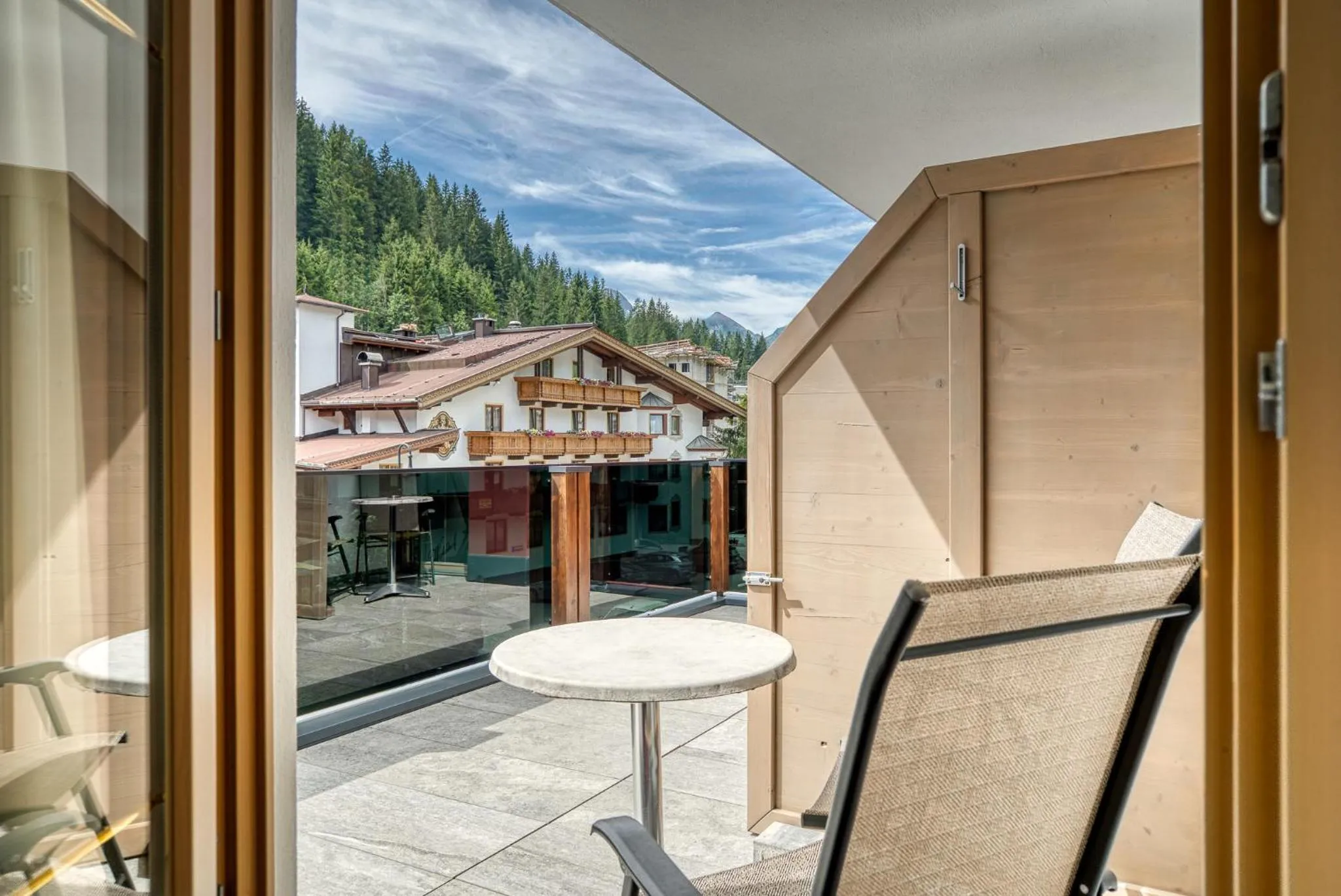 Balcony/Terrace in SonnenHOF hotel gerlos centrum