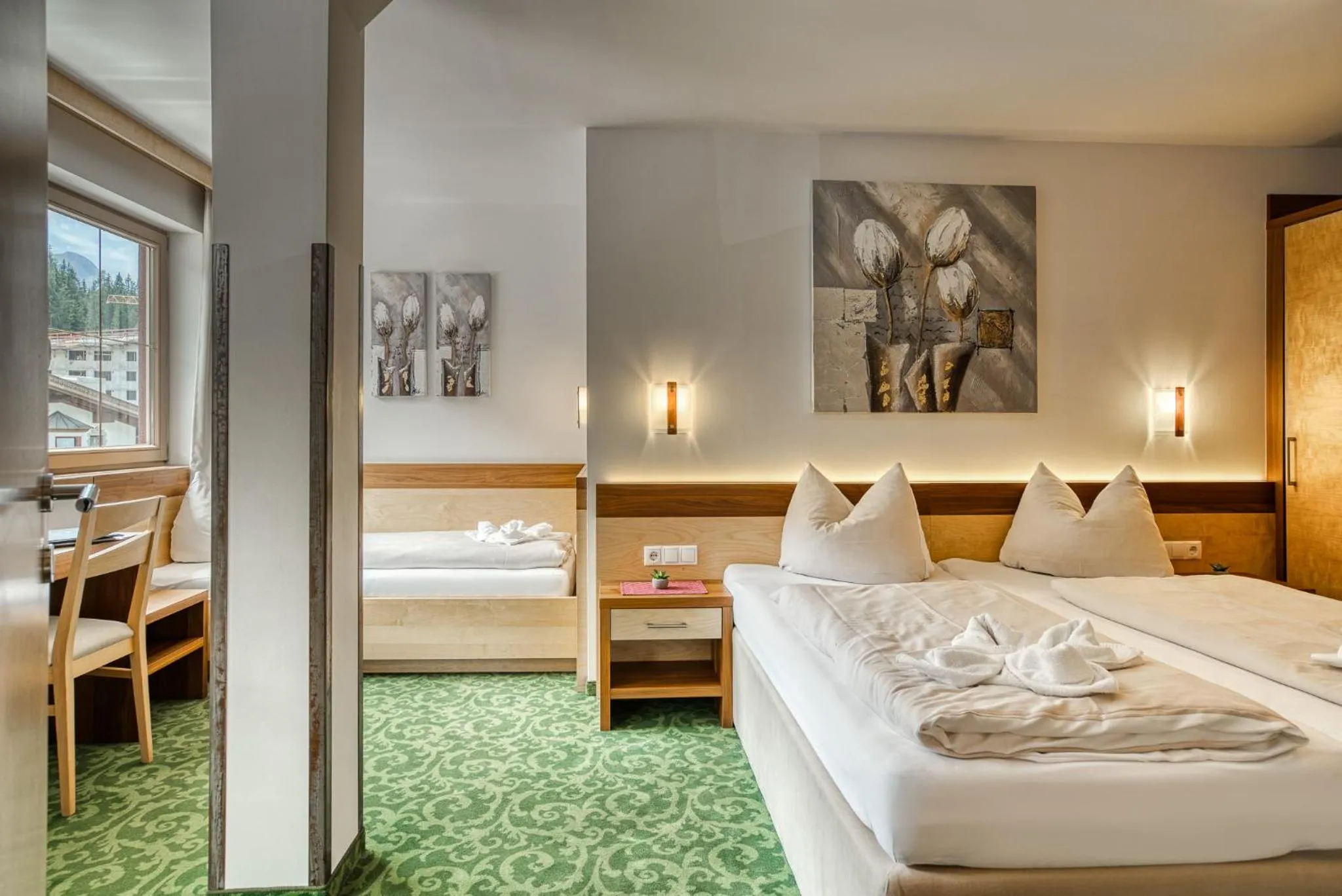 Bedroom, Bed in SonnenHOF hotel gerlos centrum