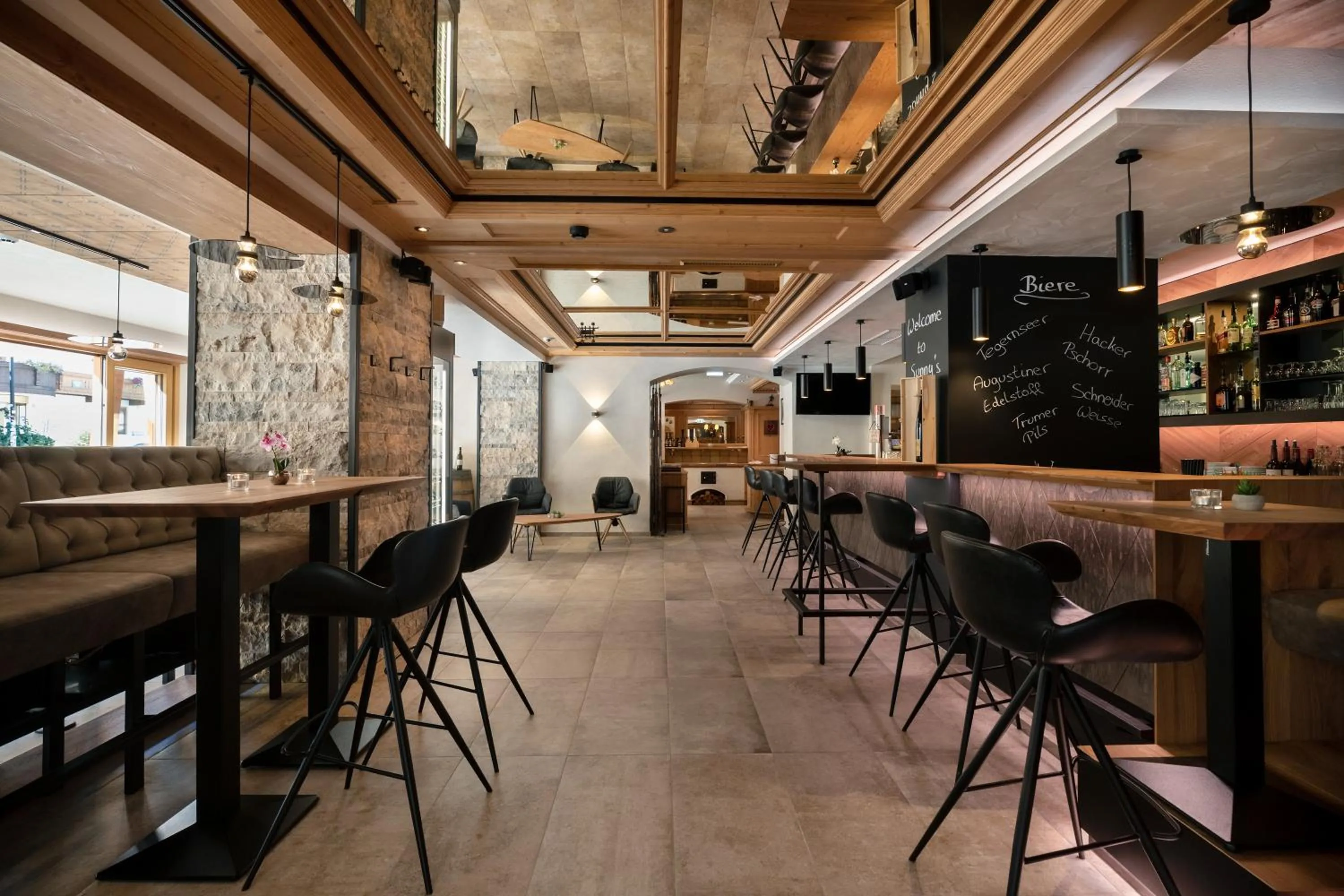 Restaurant/places to eat in SonnenHOF hotel gerlos centrum