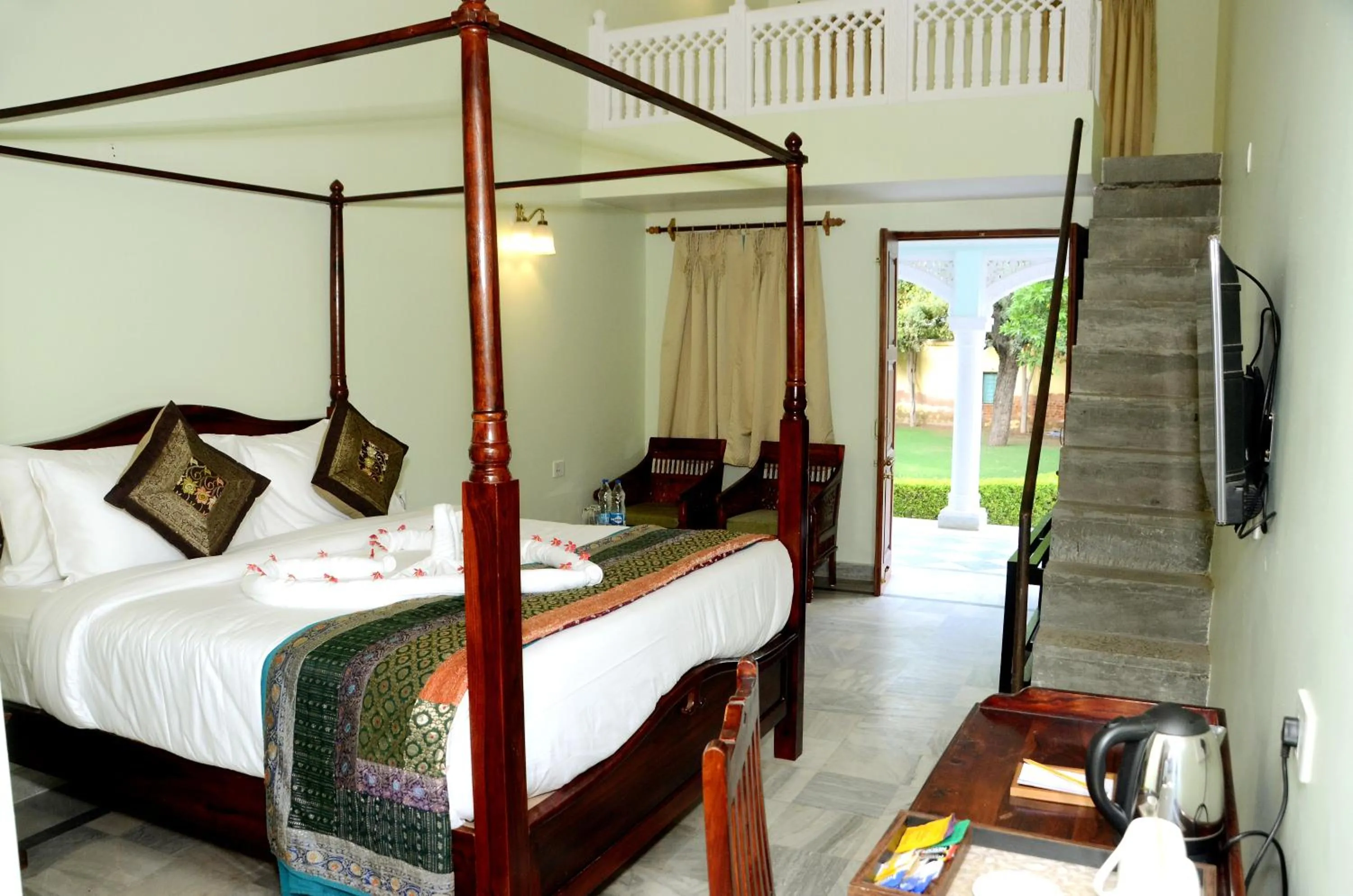 Bed in Koolwal Kothi Zinc Journey by The Fern, Nawalgarh, Rajasthan