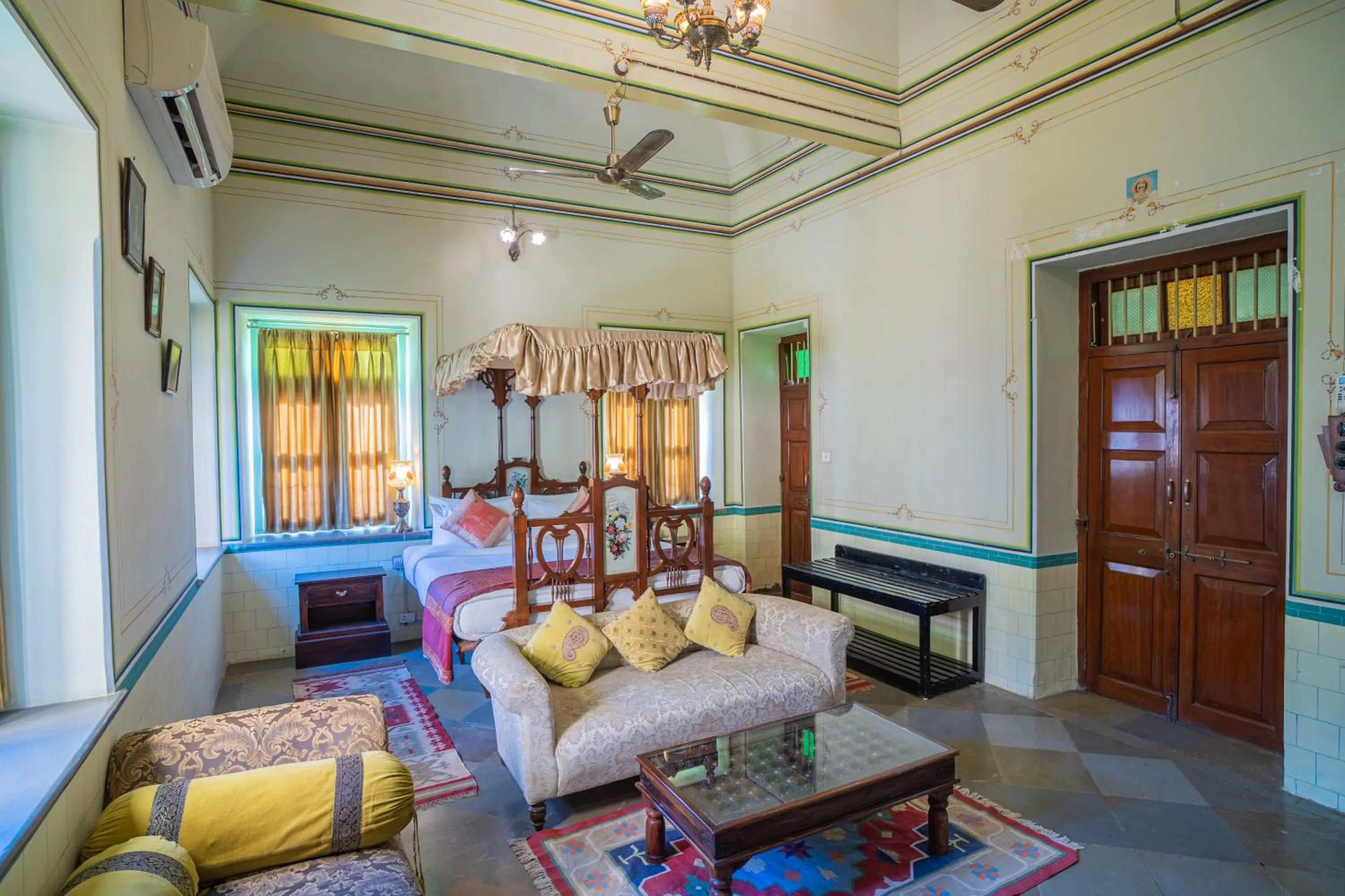 View (from property/room), Bed in Koolwal Kothi Zinc Journey by The Fern, Nawalgarh, Rajasthan