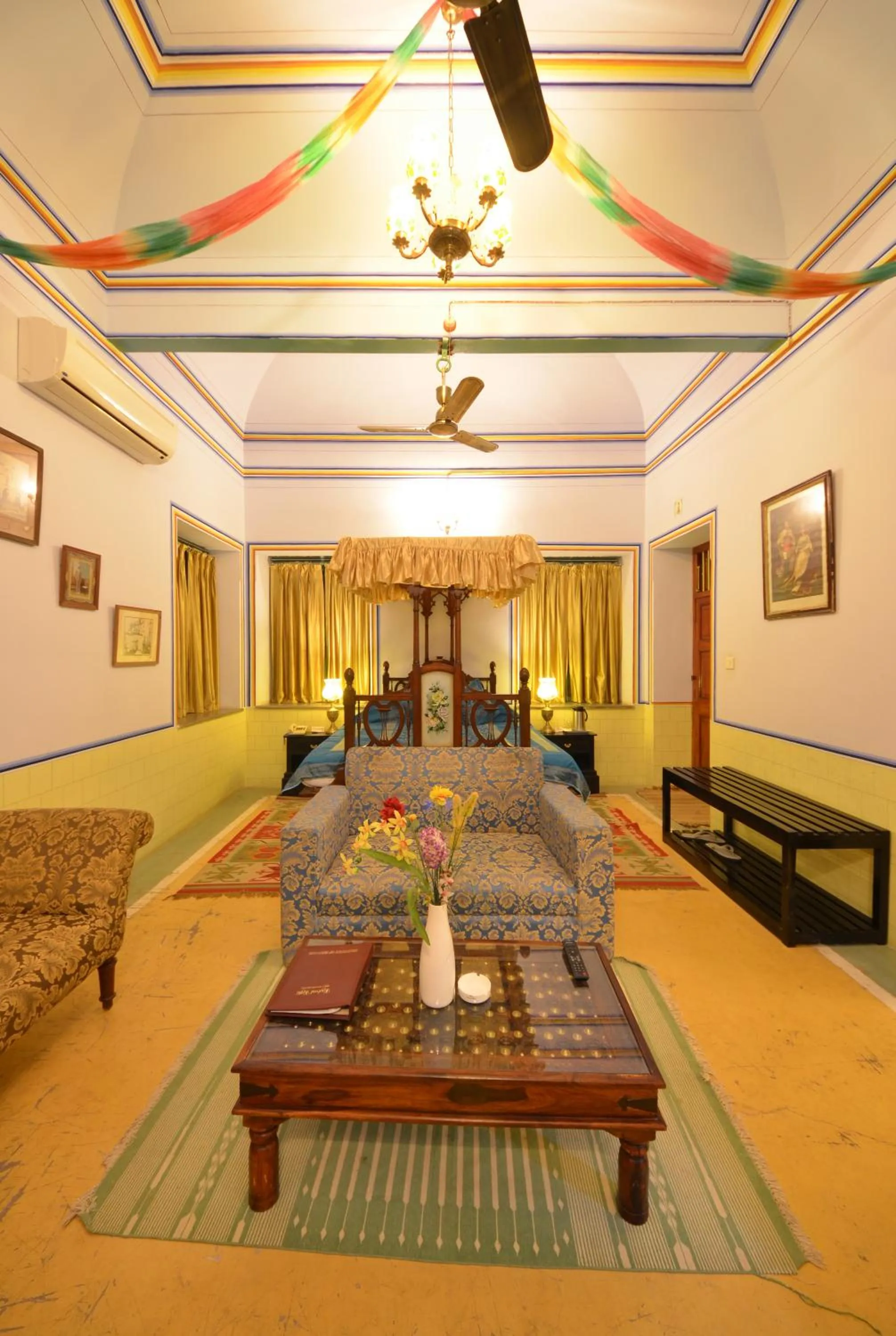 Photo of the whole room, Bed in Koolwal Kothi Zinc Journey by The Fern, Nawalgarh, Rajasthan