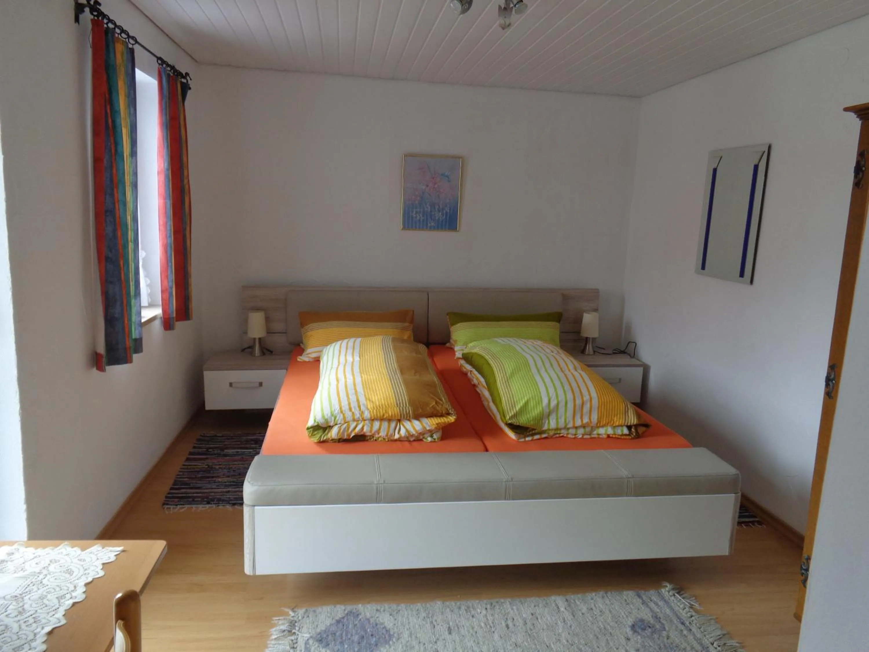 Bed in Gästehaus Eschenhof