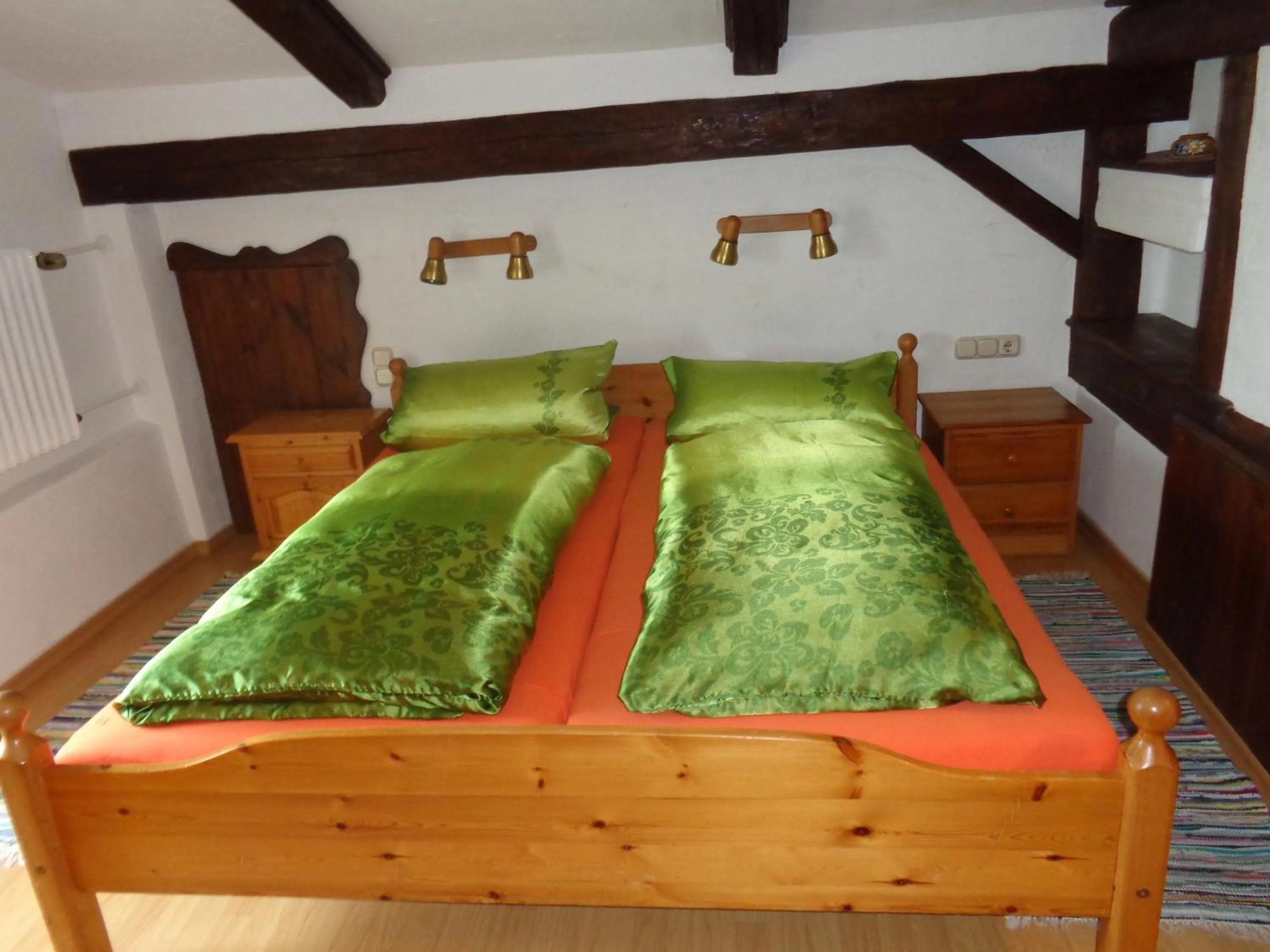 Bed in Gästehaus Eschenhof