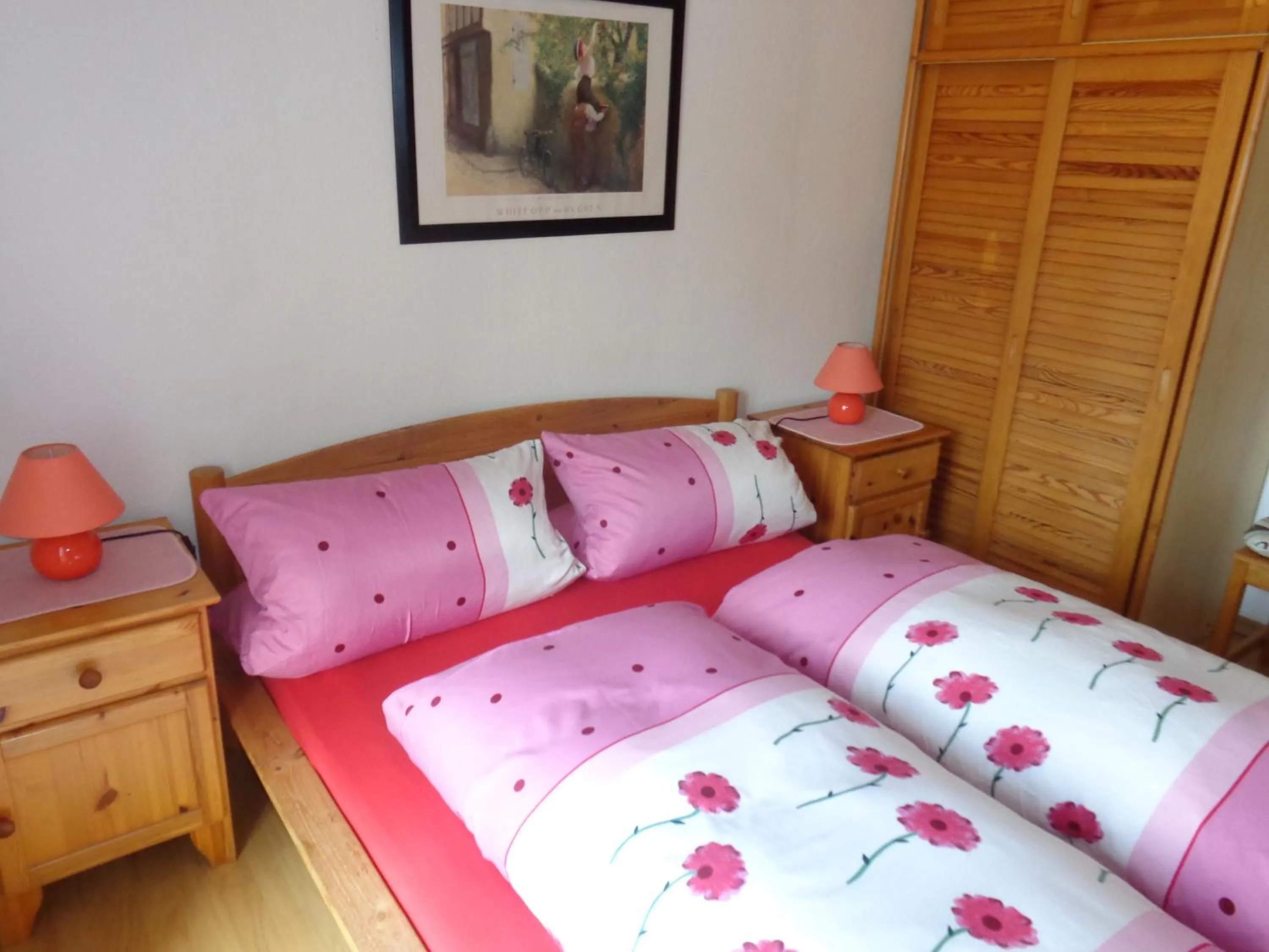 Bed in Gästehaus Eschenhof