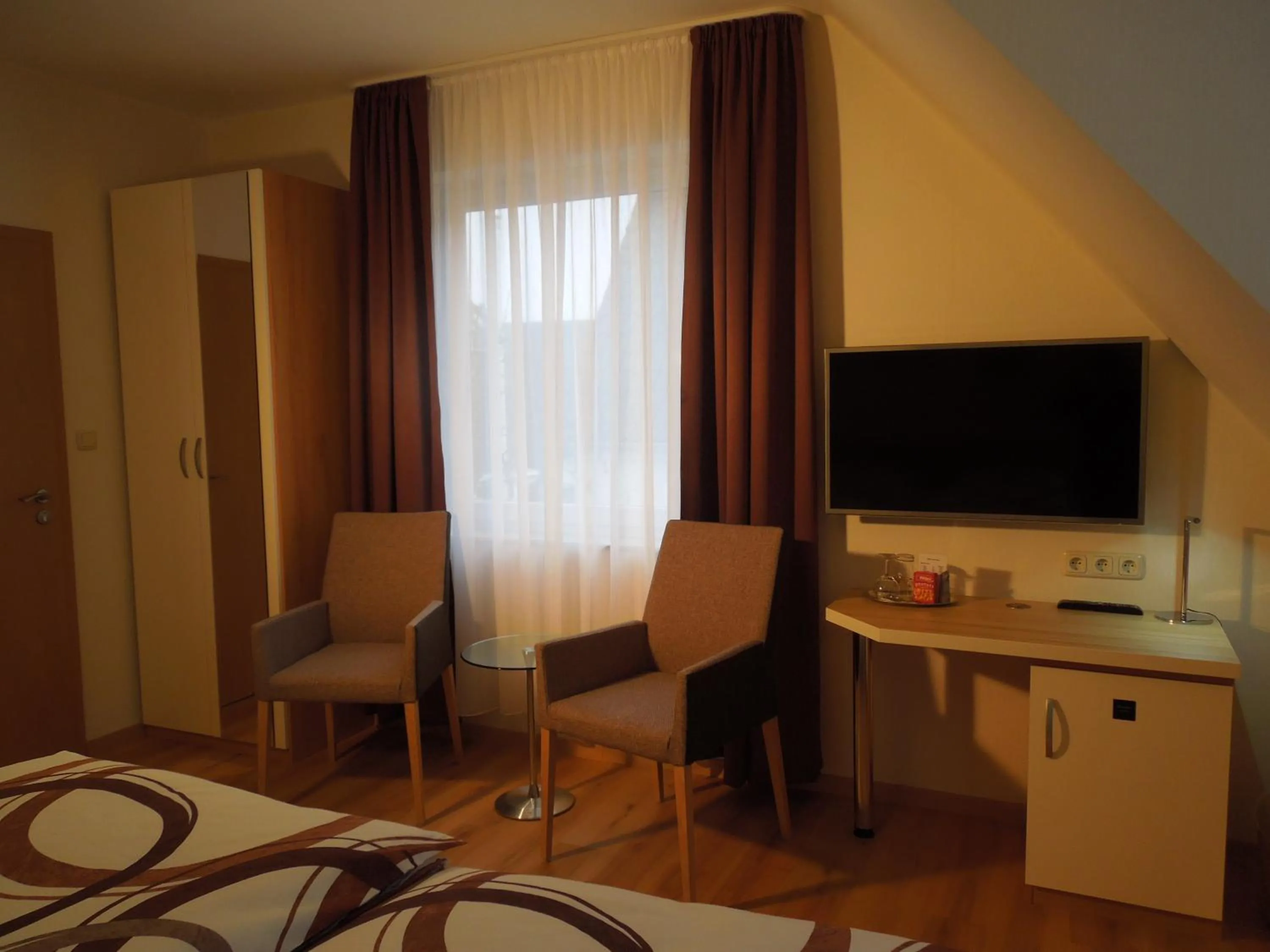 Decorative detail, Bed in Hotel Gode Wind