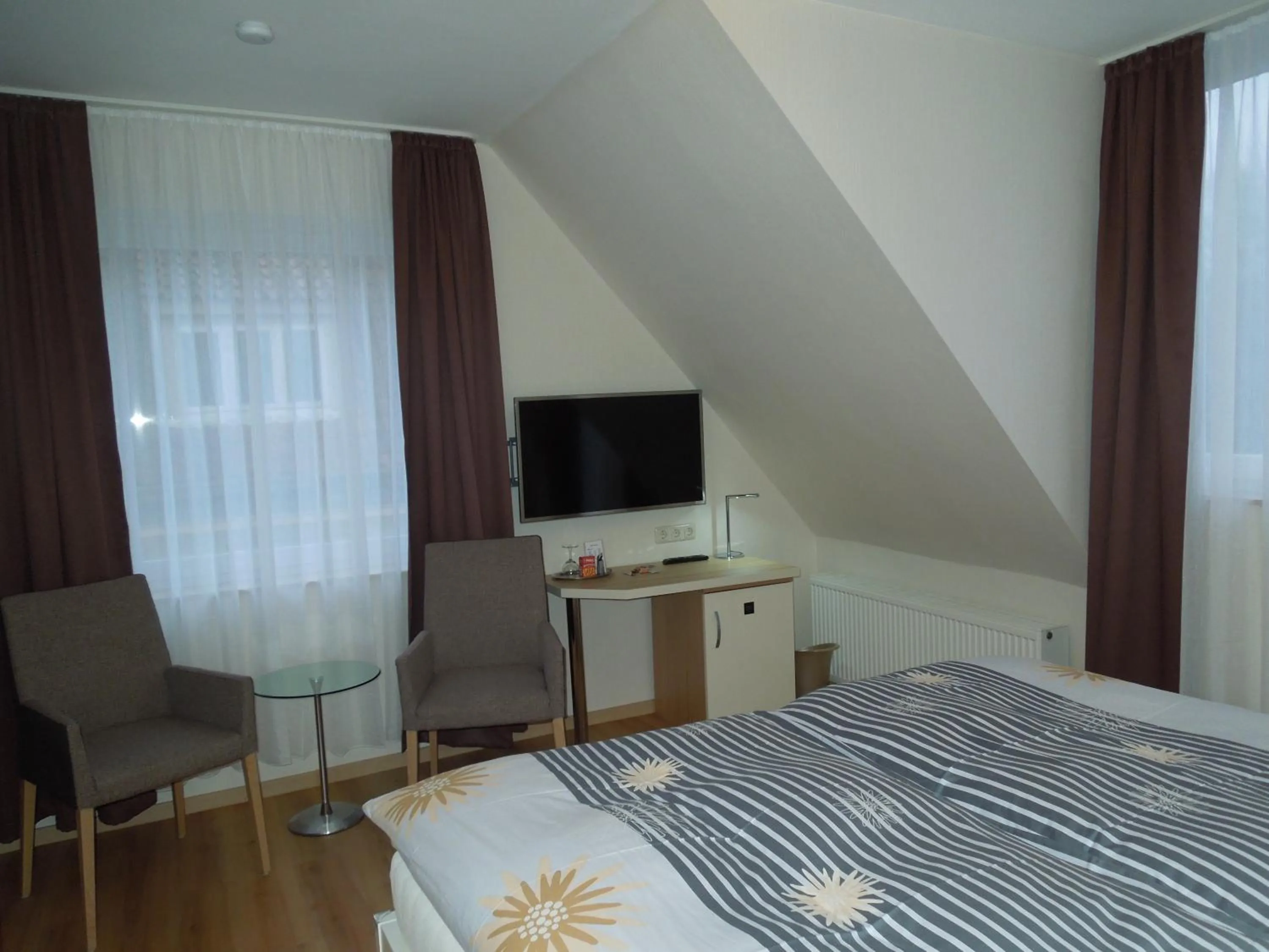 Decorative detail, Bed in Hotel Gode Wind