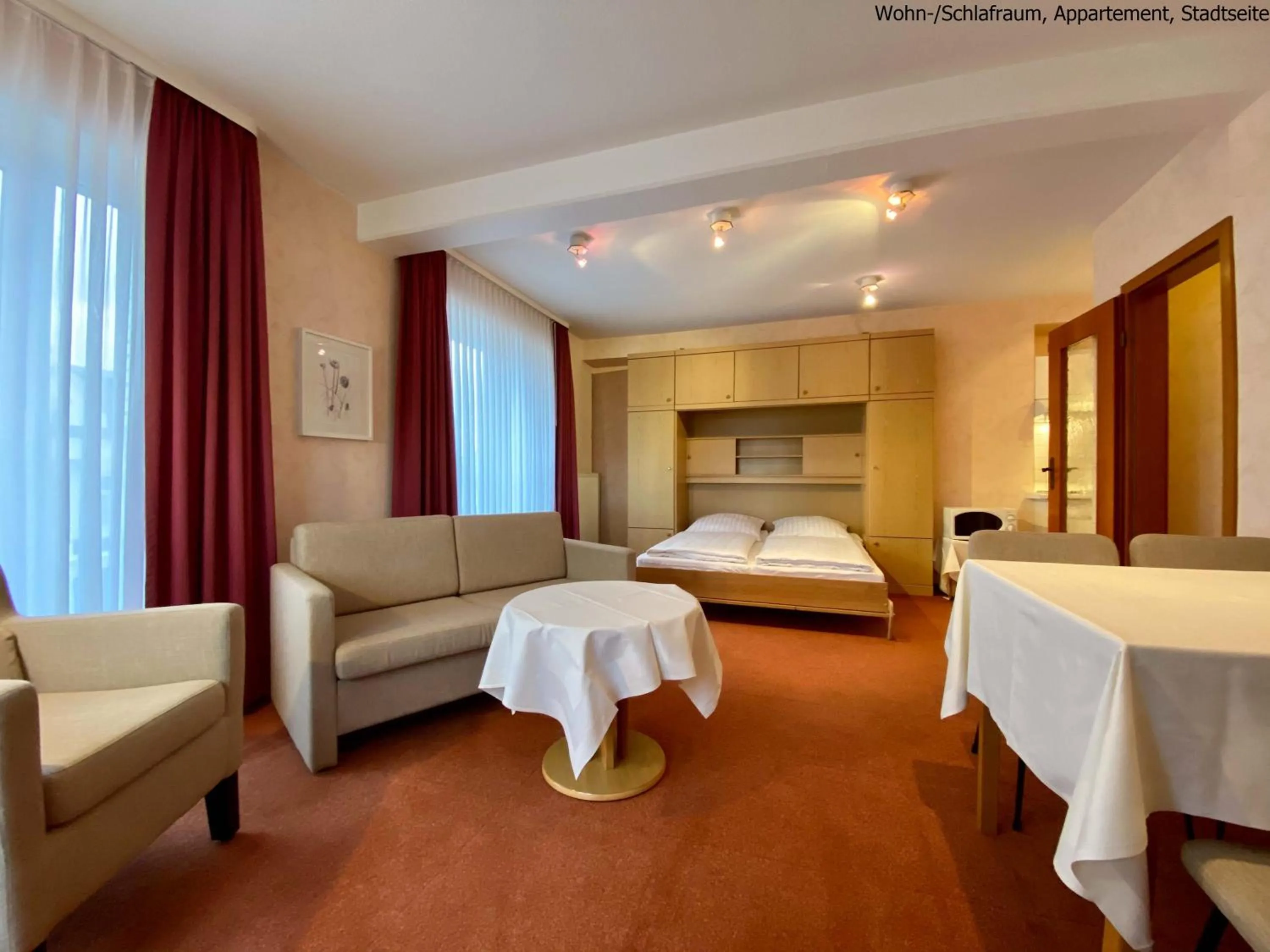 Bed in Hotel Meeresburg