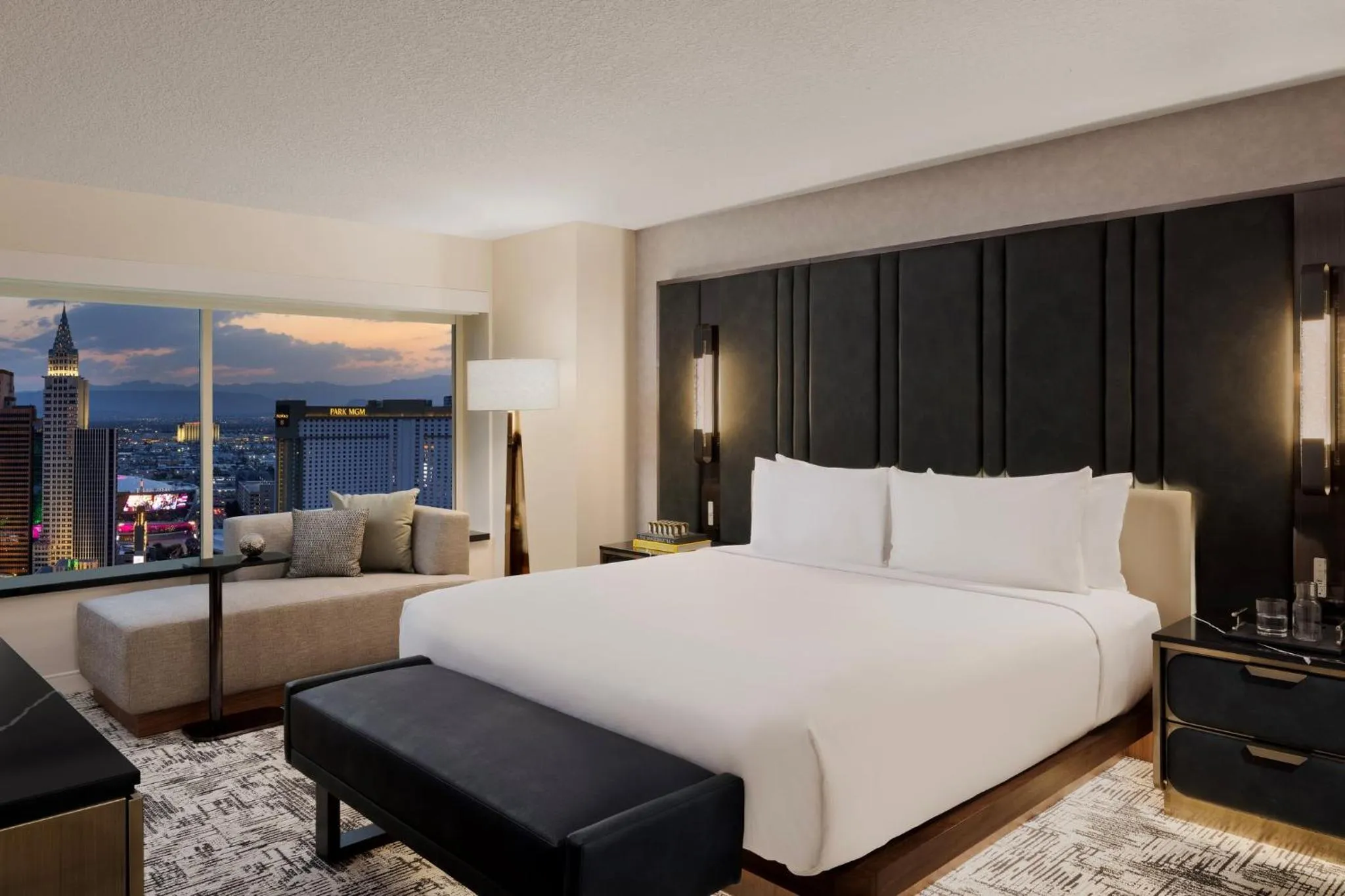 Photo of the whole room, Bed in MGM Grand