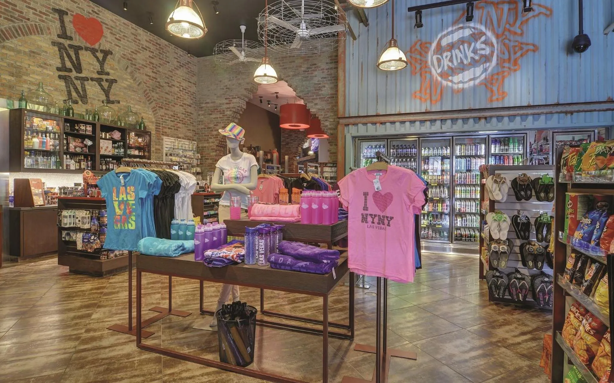 Shopping Area in New York-New York