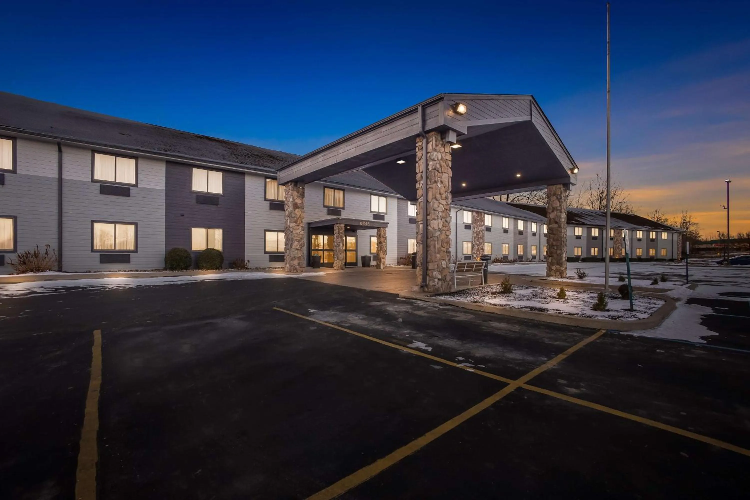 Property building in SureStay Plus by Best Western Fremont I-69