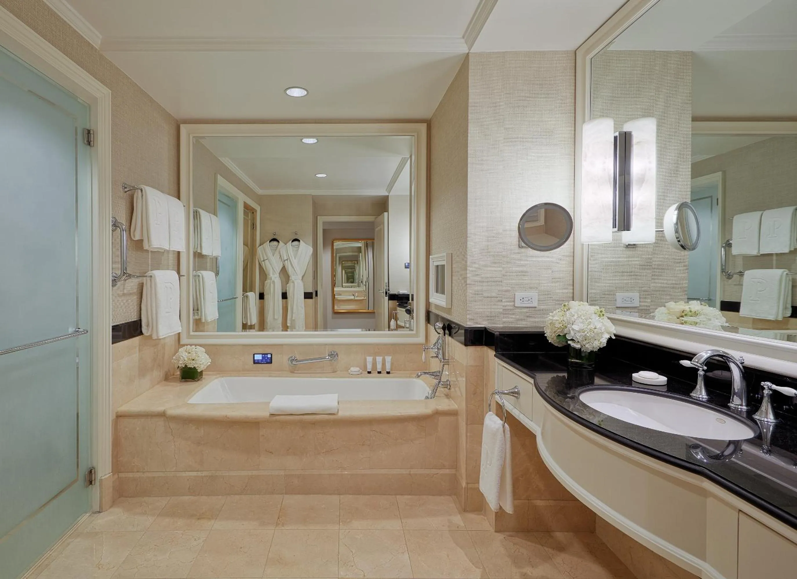 Bathroom in The Peninsula New York