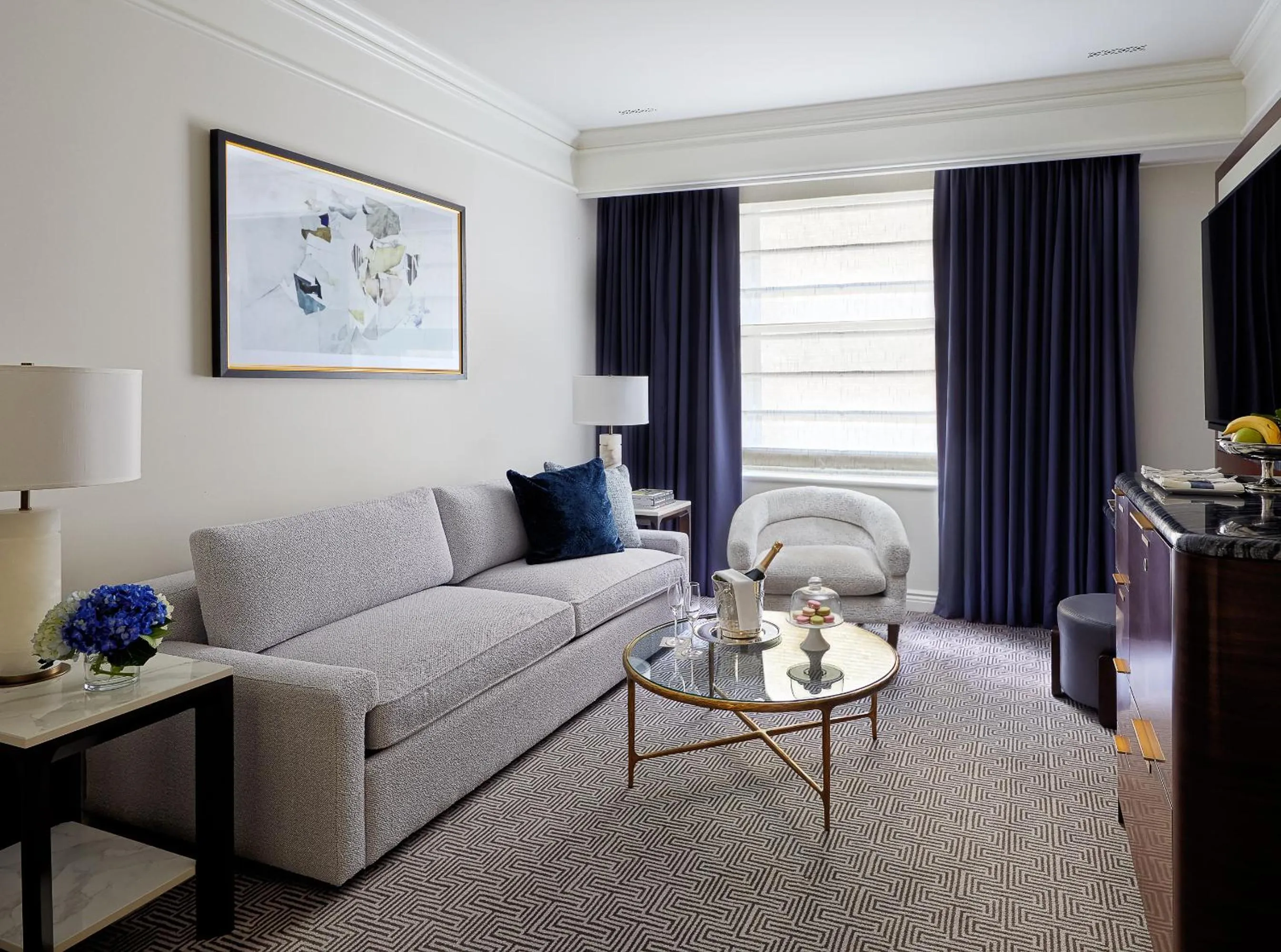 Bedroom in The Peninsula New York