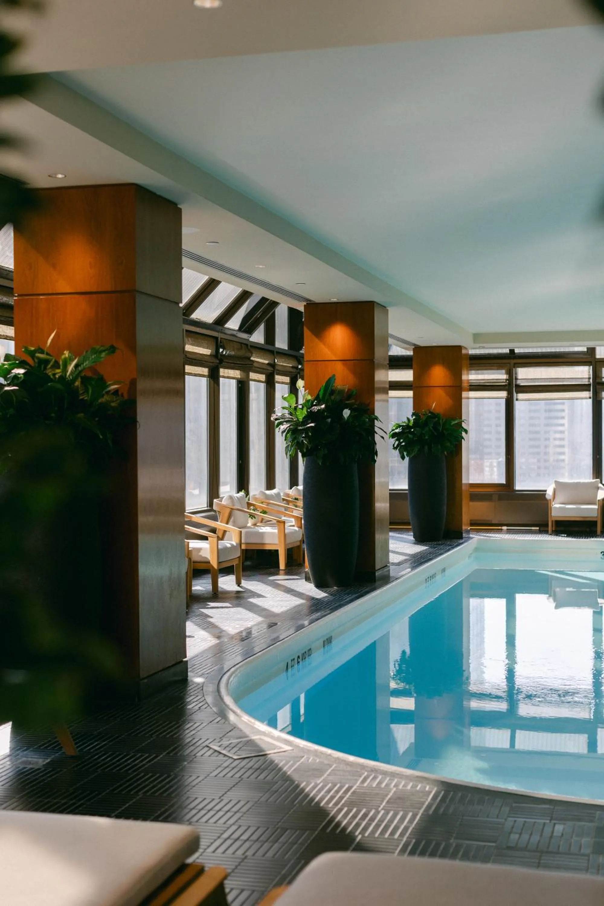 Swimming pool in The Peninsula New York