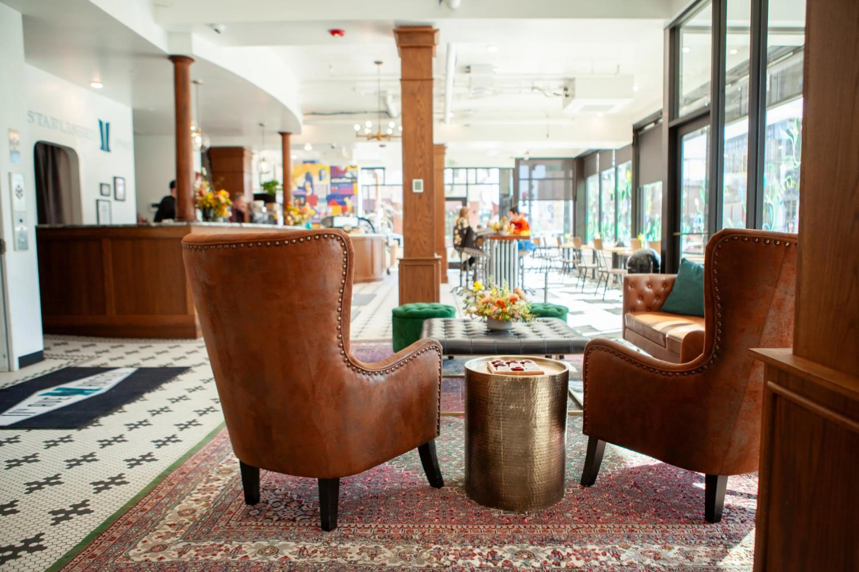 Lobby or reception in 11th Avenue Hostel