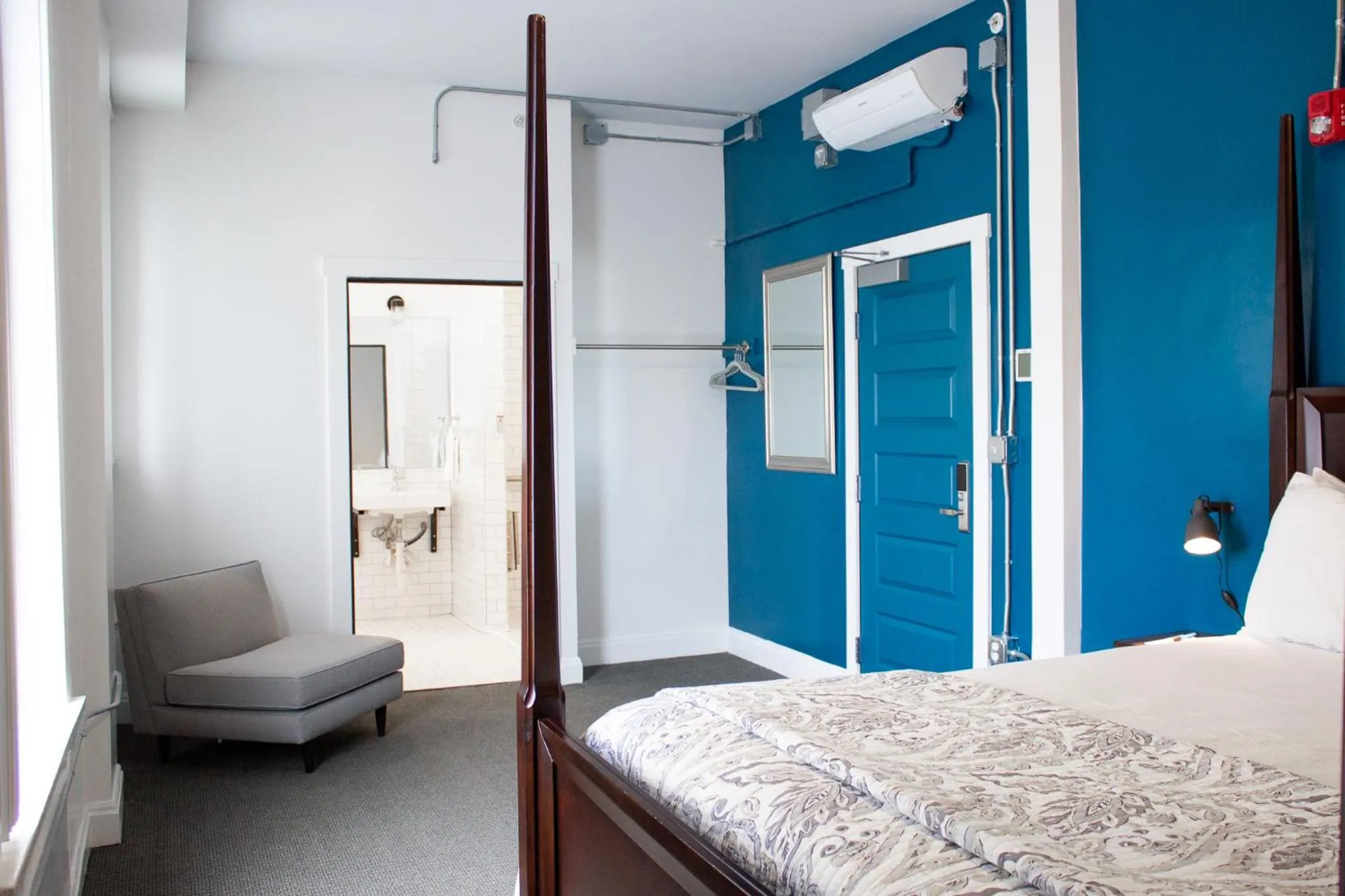 Seating area, Bed in 11th Avenue Hostel