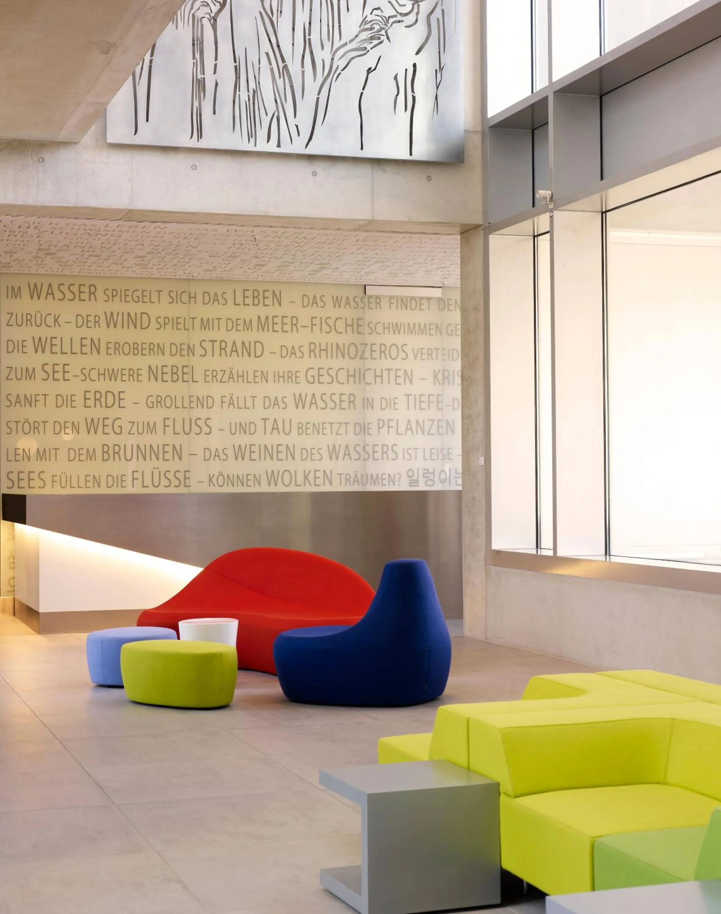 Lobby or reception in art'otel cologne, Powered by Radisson Hotels