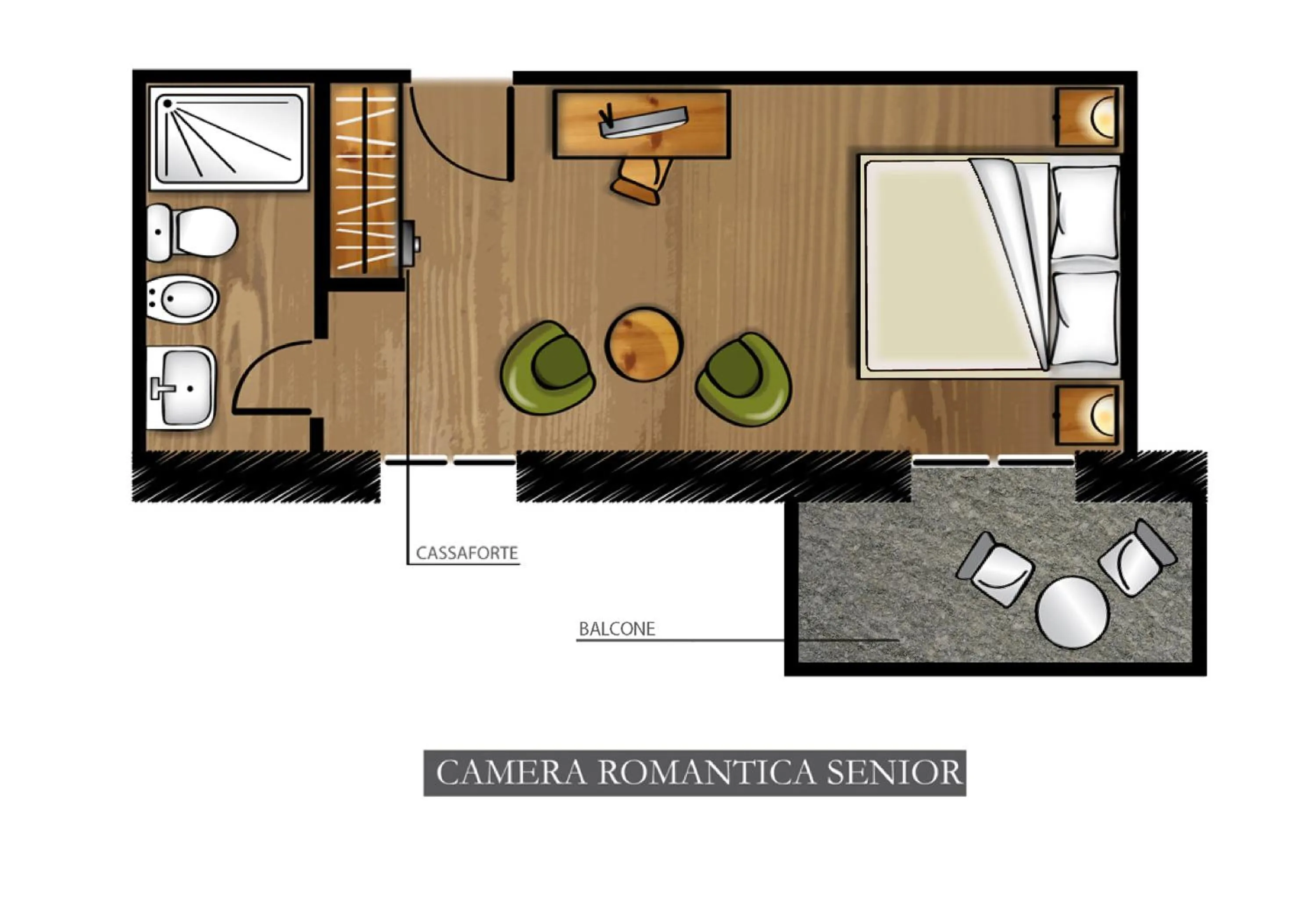 Floor plan in Hotel Du Grand Paradis - 1899 Auberge Boutique