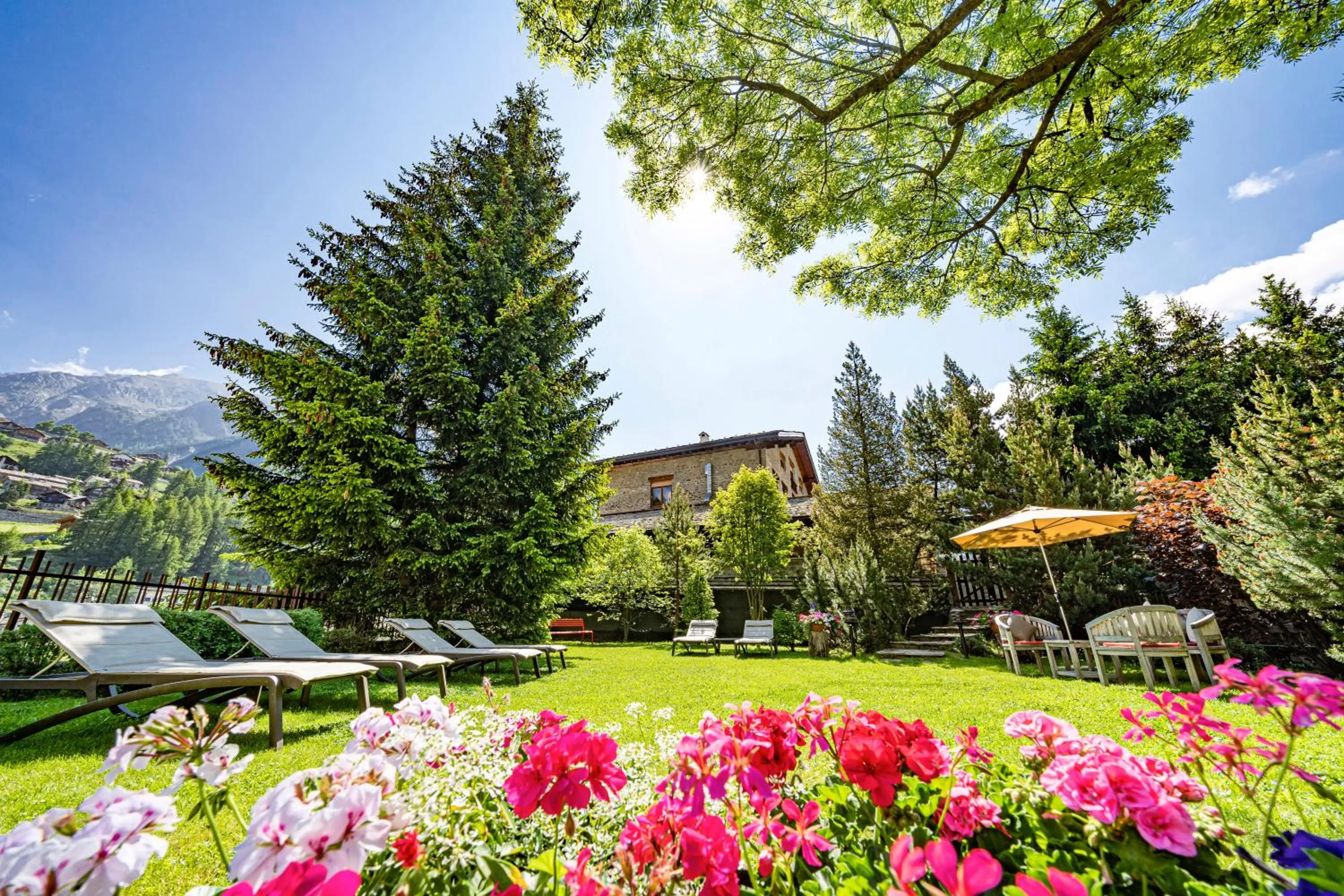 Garden in Hotel Du Grand Paradis - 1899 Auberge Boutique