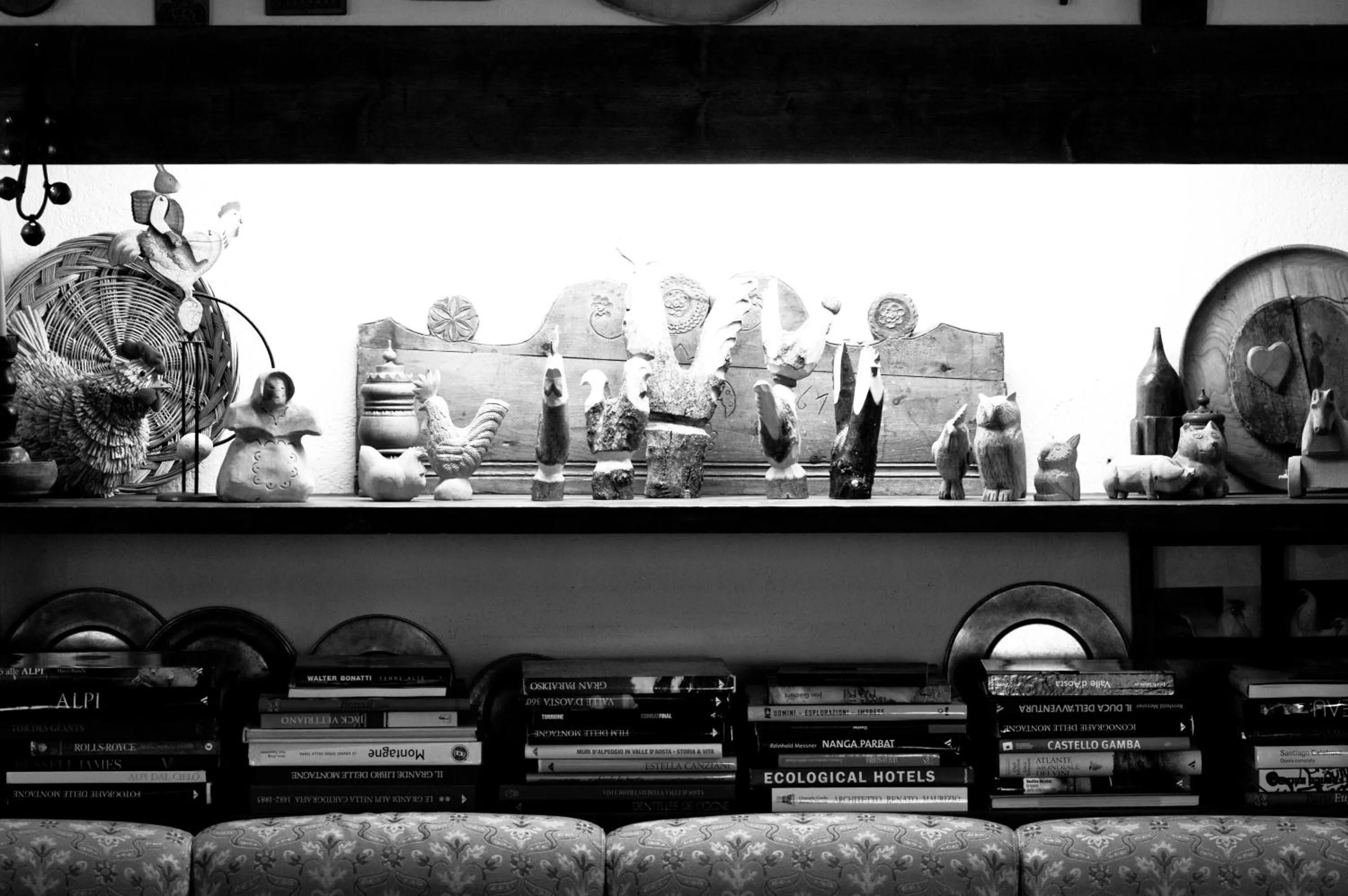 Decorative detail in Hotel Du Grand Paradis - 1899 Auberge Boutique