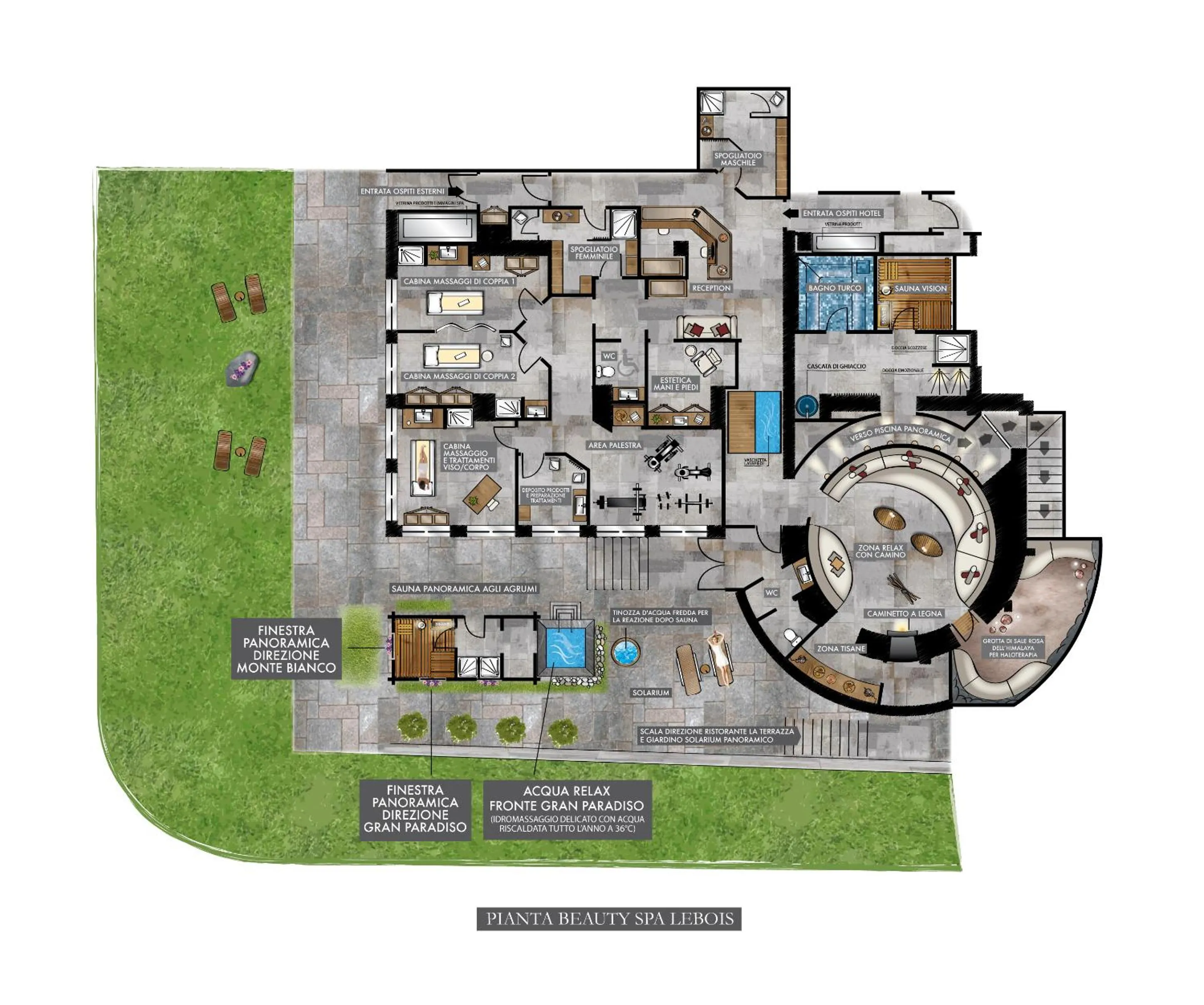 Floor plan in Hotel Sant'Orso - Mountain Lodge & Spa