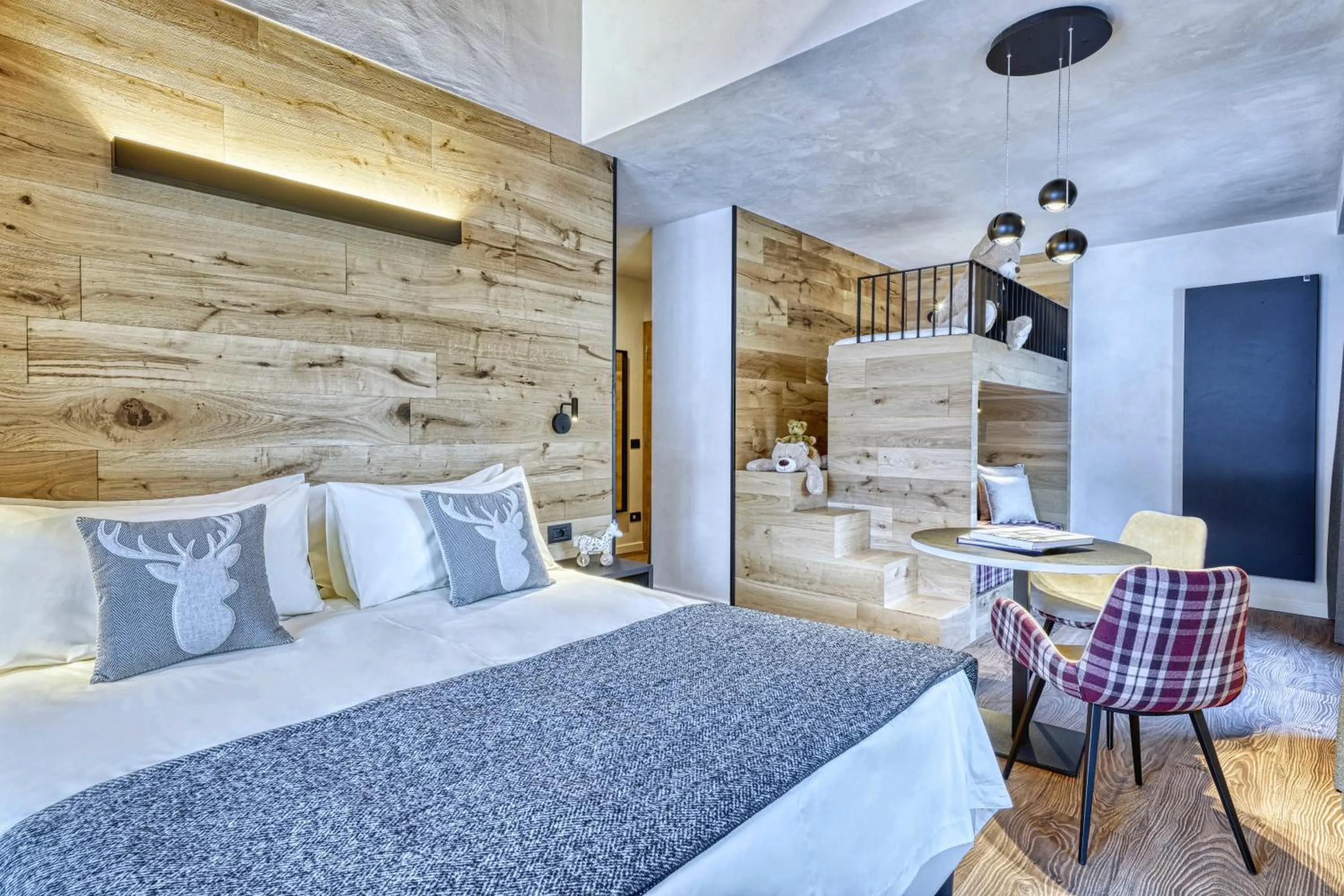 Bed in Hotel Sant'Orso - Mountain Lodge & Spa