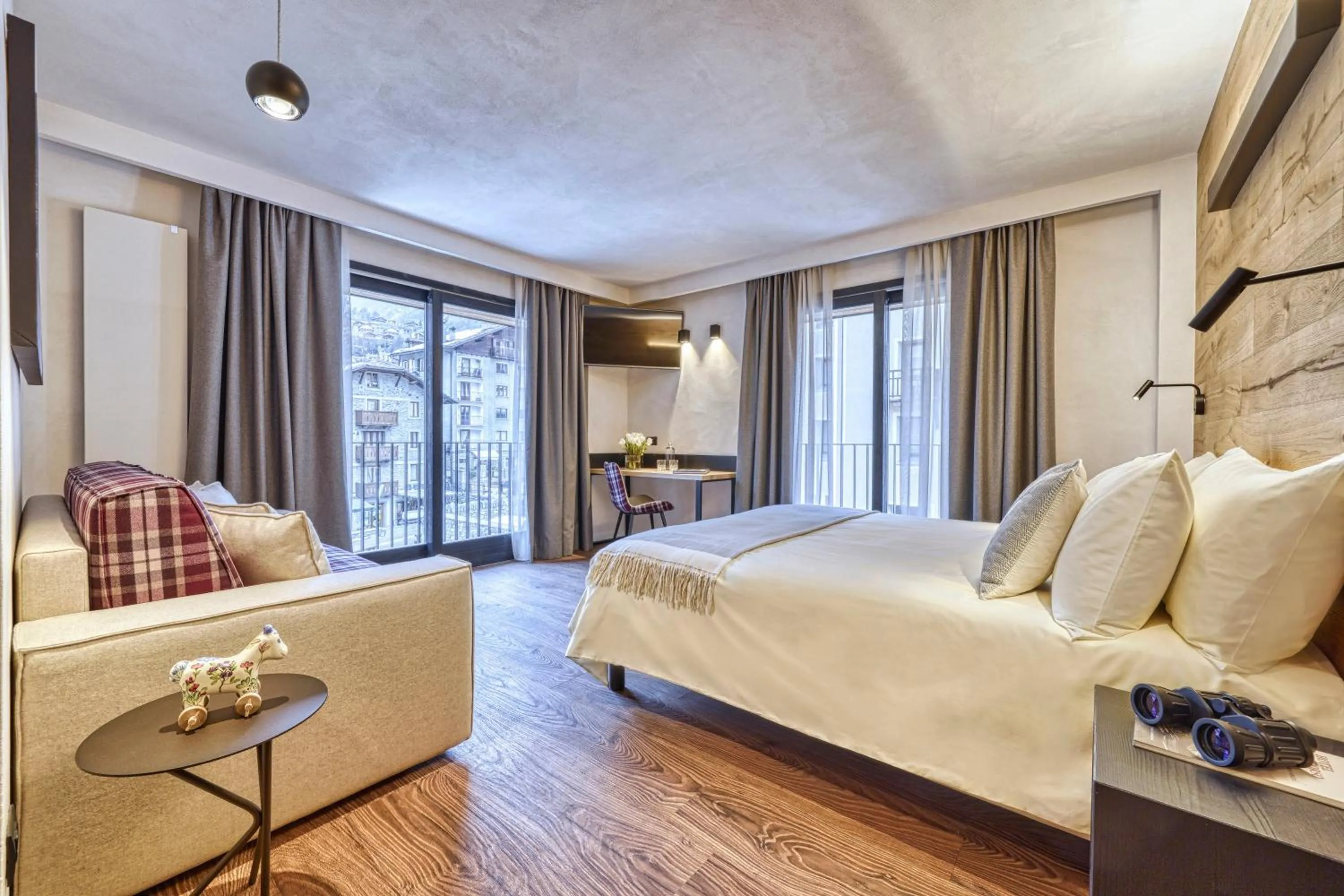 Bed in Hotel Sant'Orso - Mountain Lodge & Spa