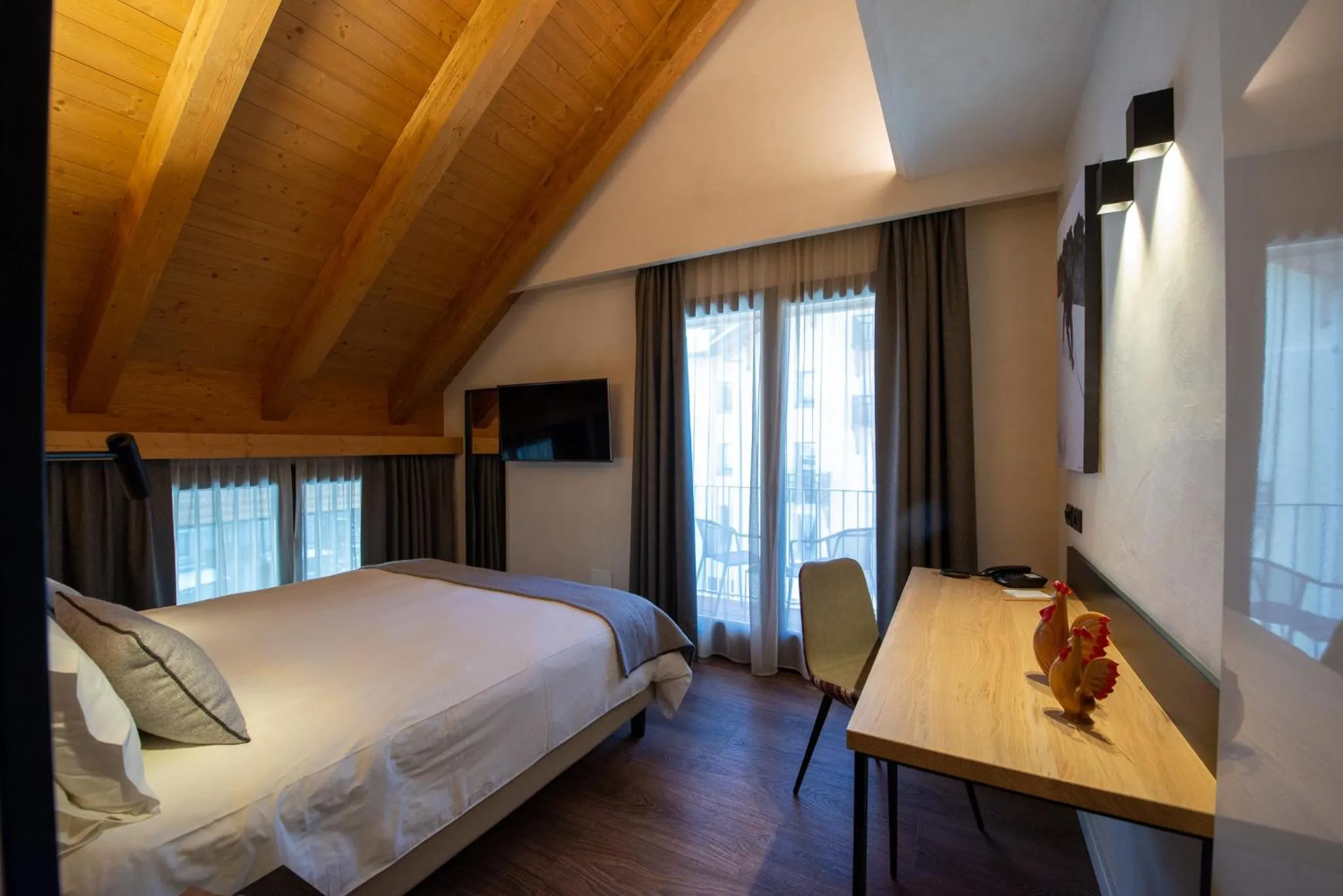 Bed in Hotel Sant'Orso - Mountain Lodge & Spa