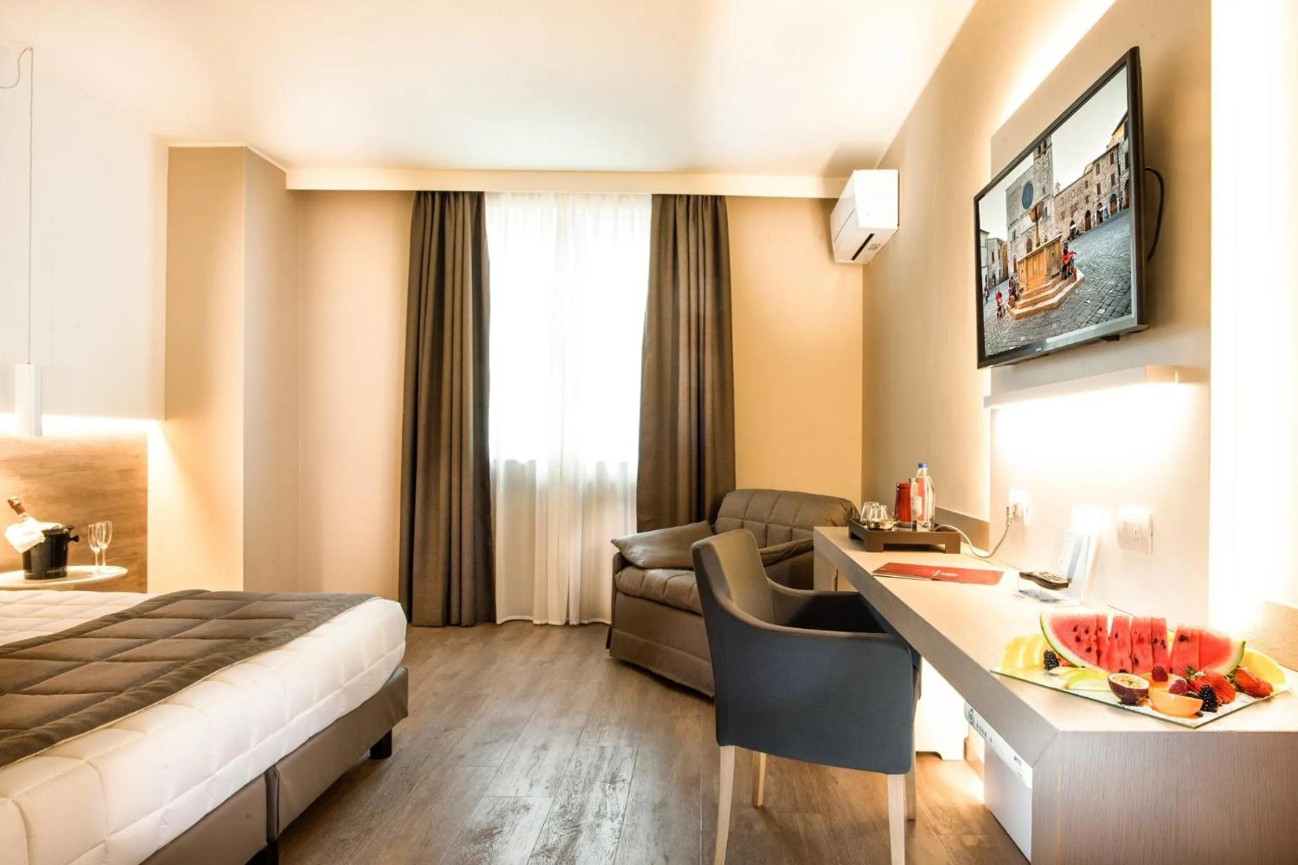 Bed in Guesia Village Hotel e Spa