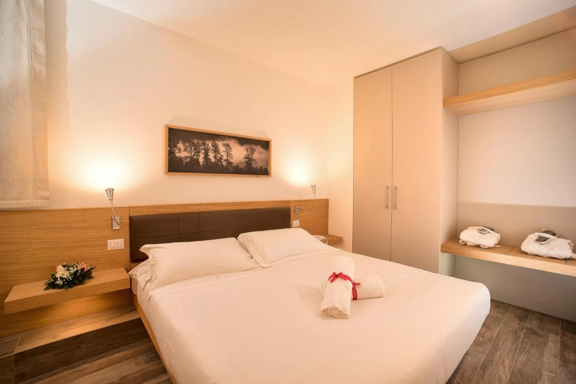 Bed in Guesia Village Hotel e Spa