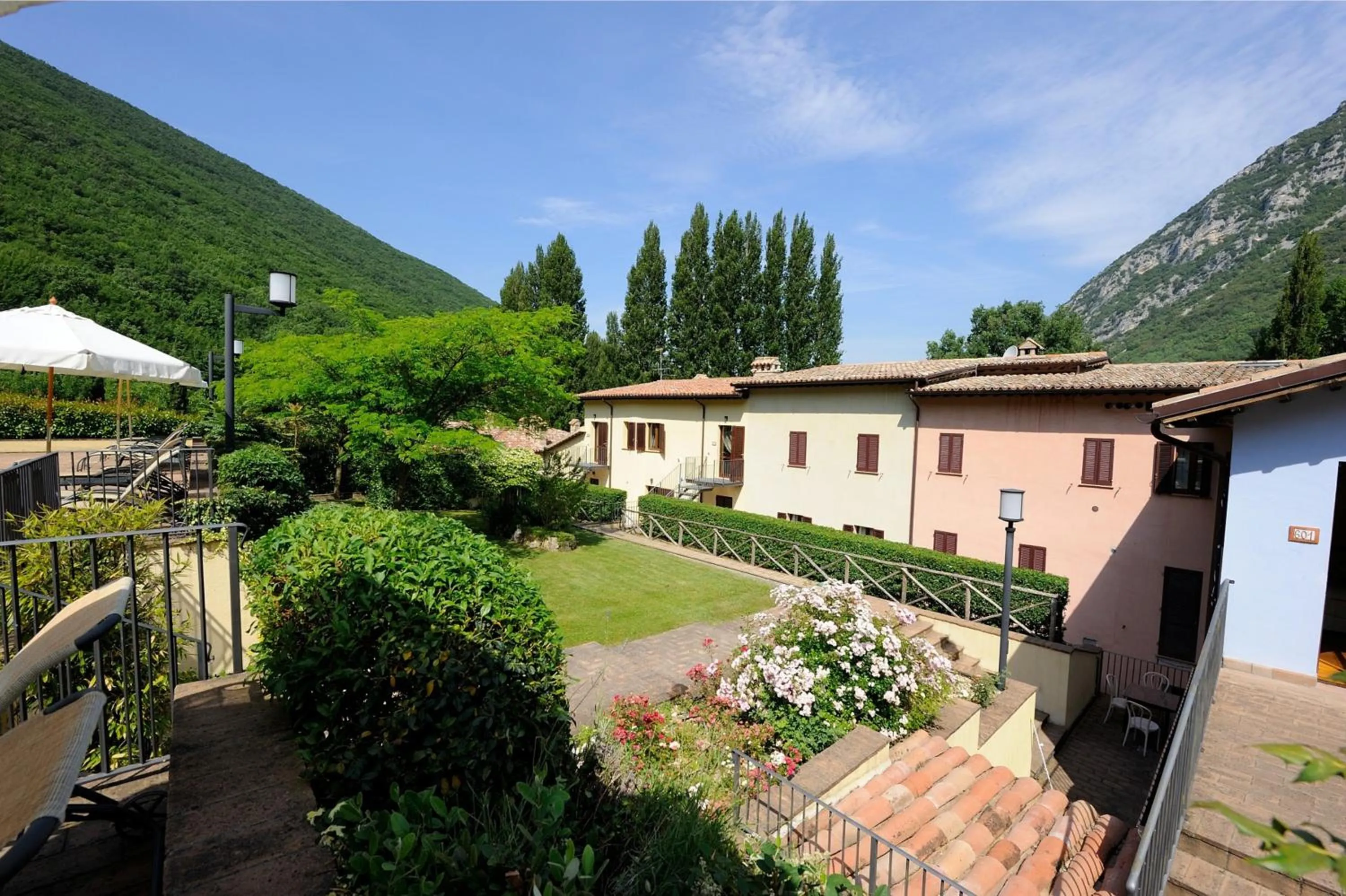 Garden view in Guesia Village Hotel e Spa