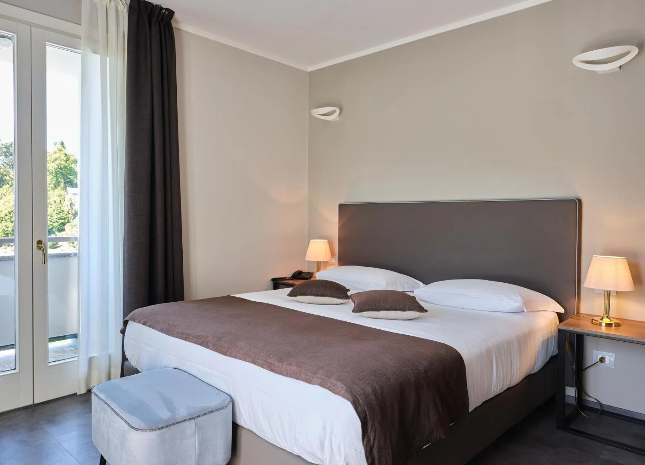 Bedroom, Bed in Hotel Ghiffa