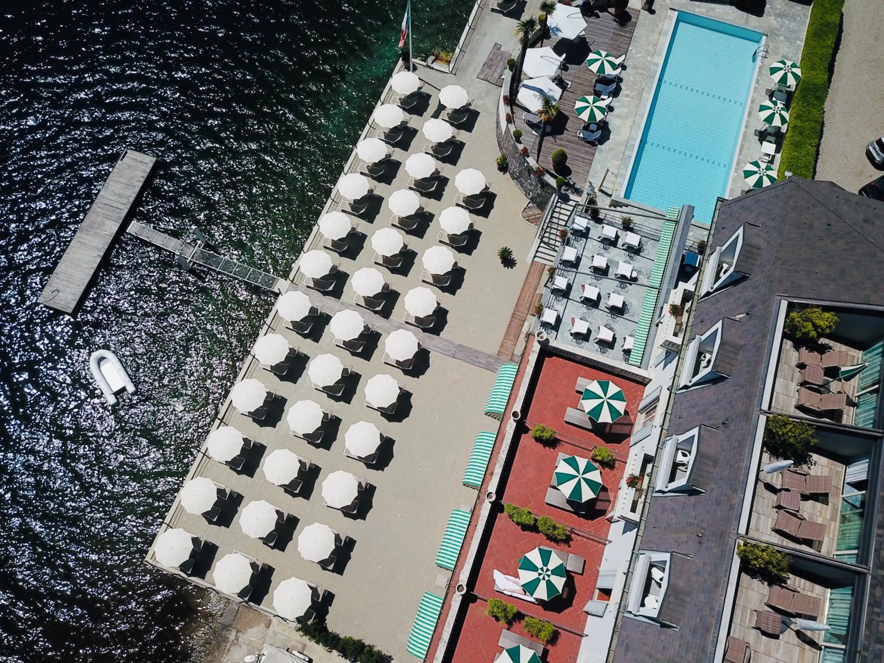 Bird's eye view in Hotel Ghiffa