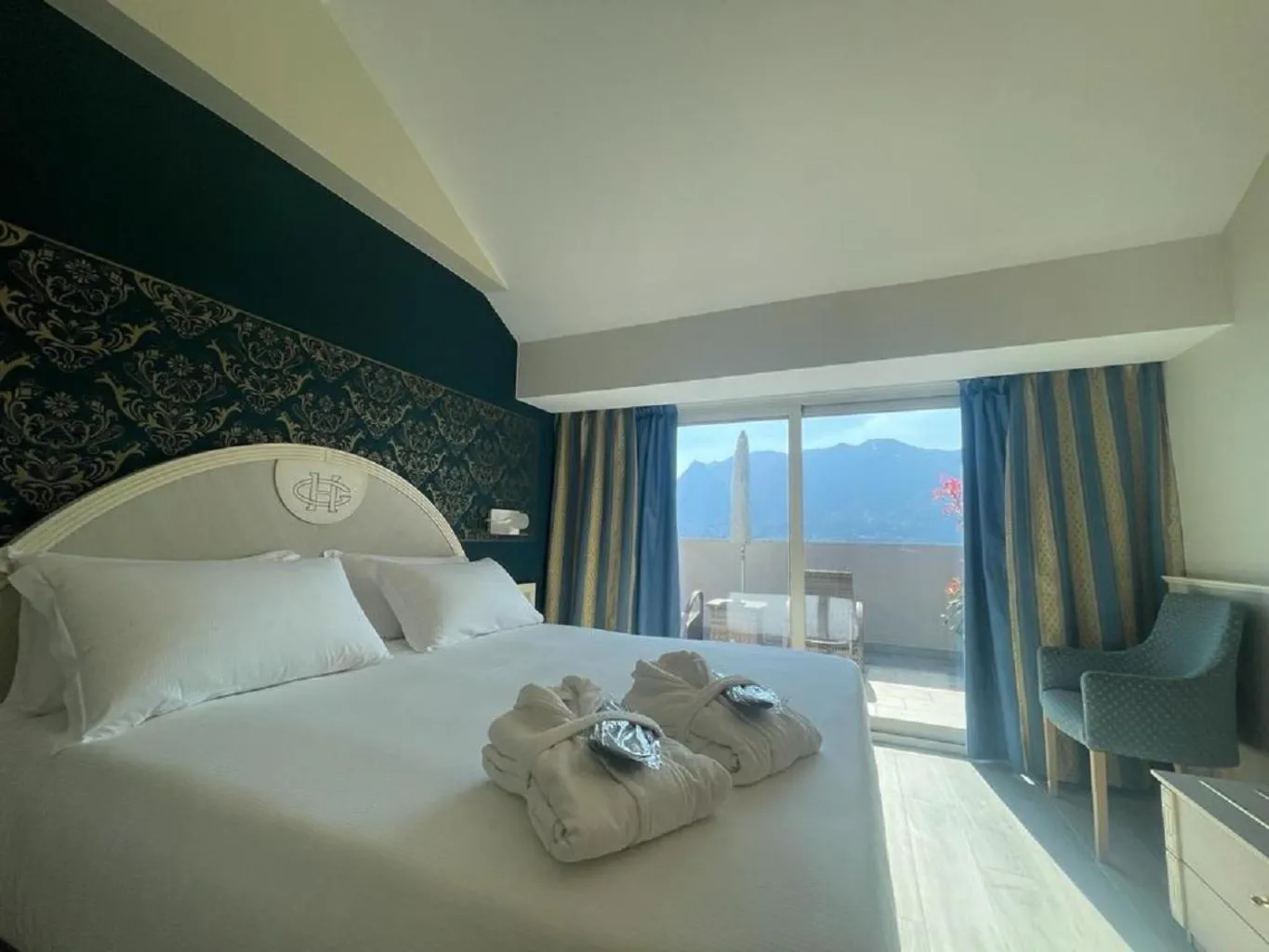 Bedroom, Bed in Hotel Ghiffa