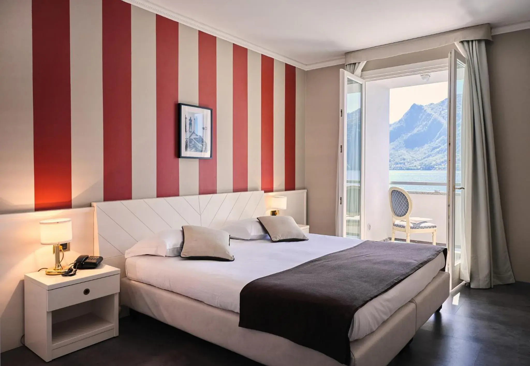 Standard Double or Twin Room with Balcony in Hotel Ghiffa Standard Double or Twin Room with Balcony in Hotel Ghiffa
