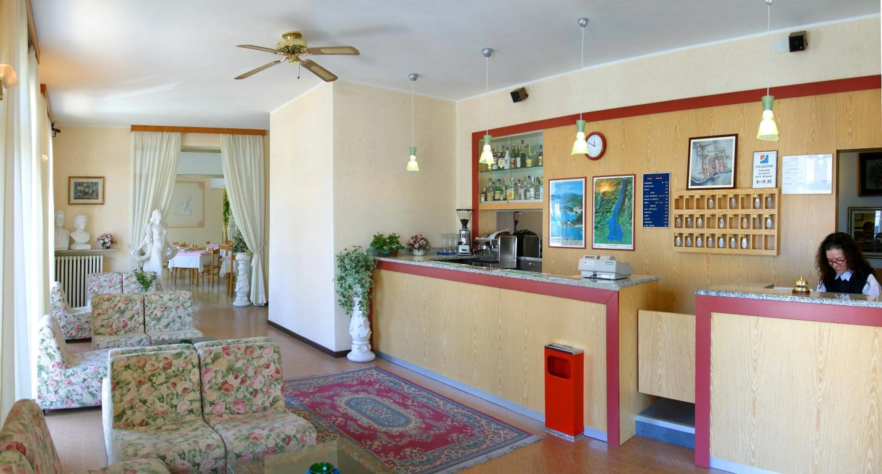 Lobby or reception in Hotel Marina