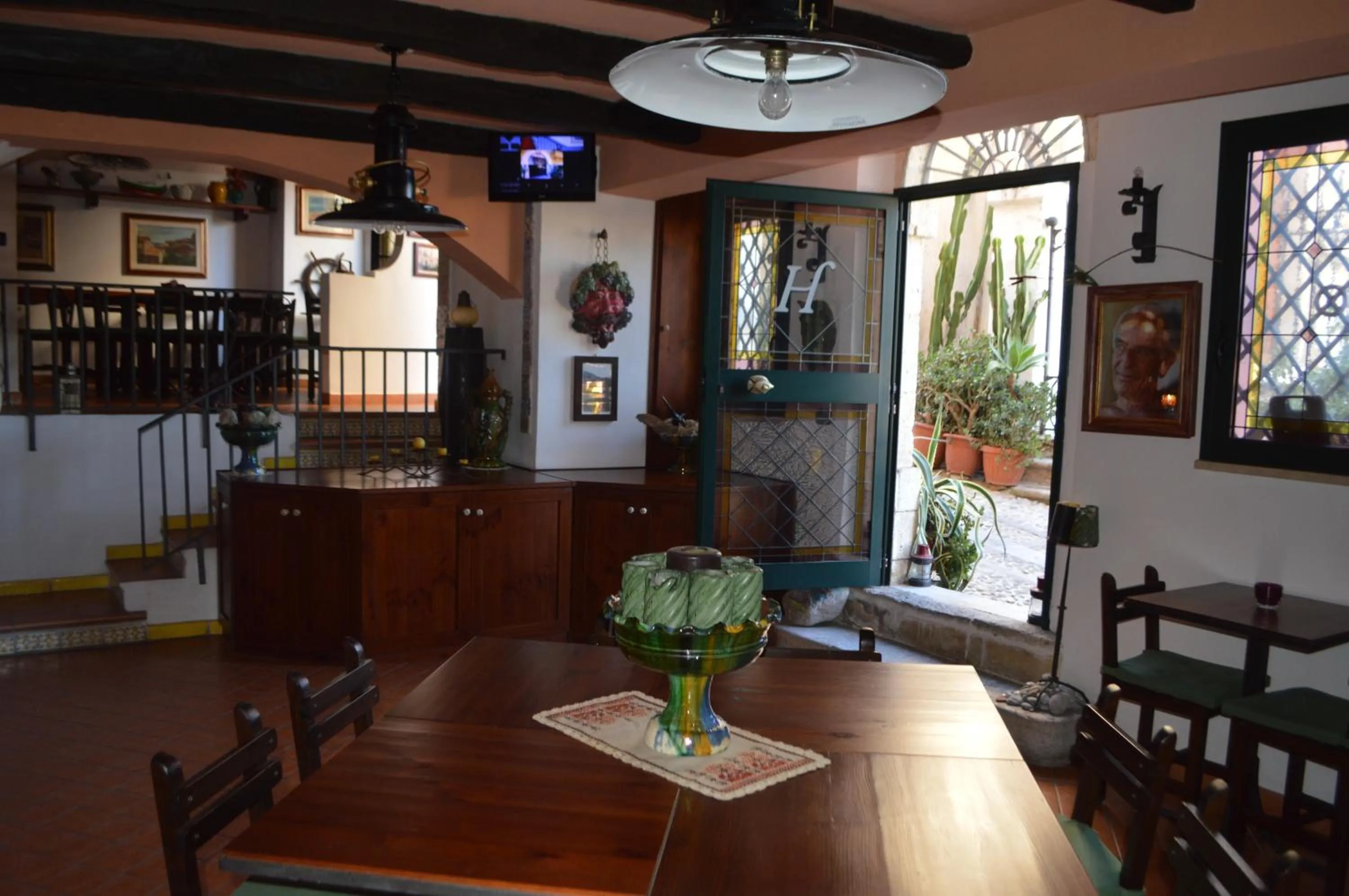 Lobby or reception in La Locandiera affittacamere